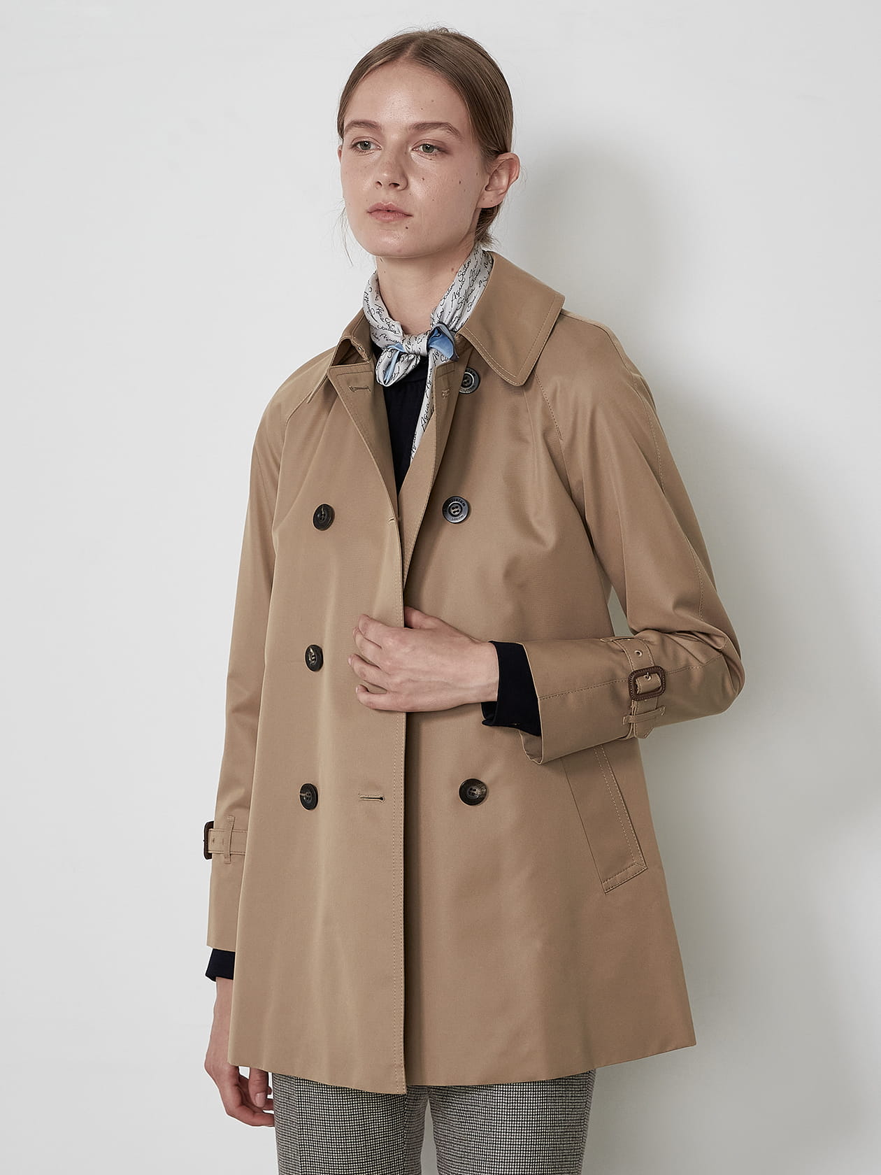 A LINE TRENCH COAT