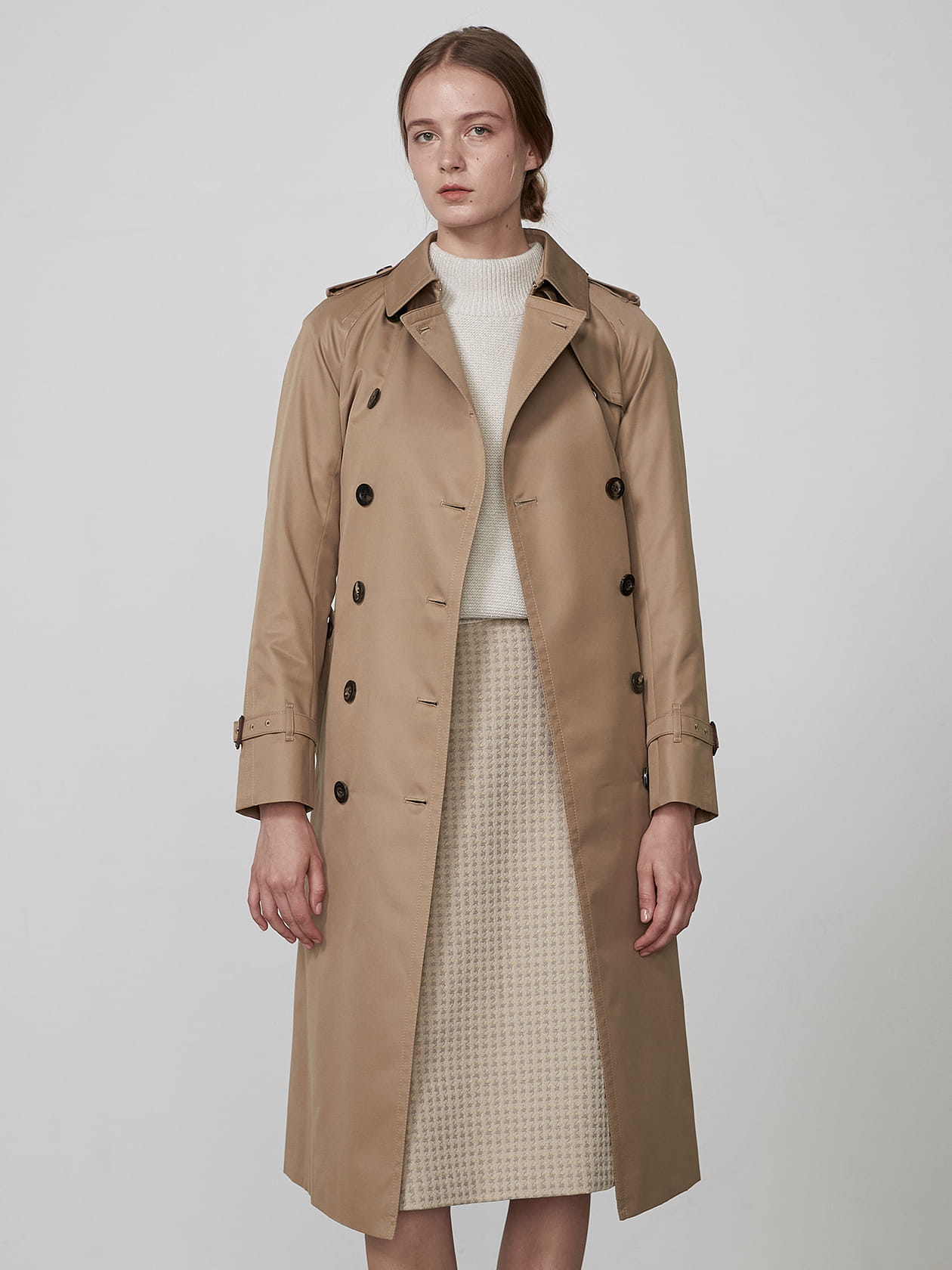 BASIC TRENCH COAT MAXI