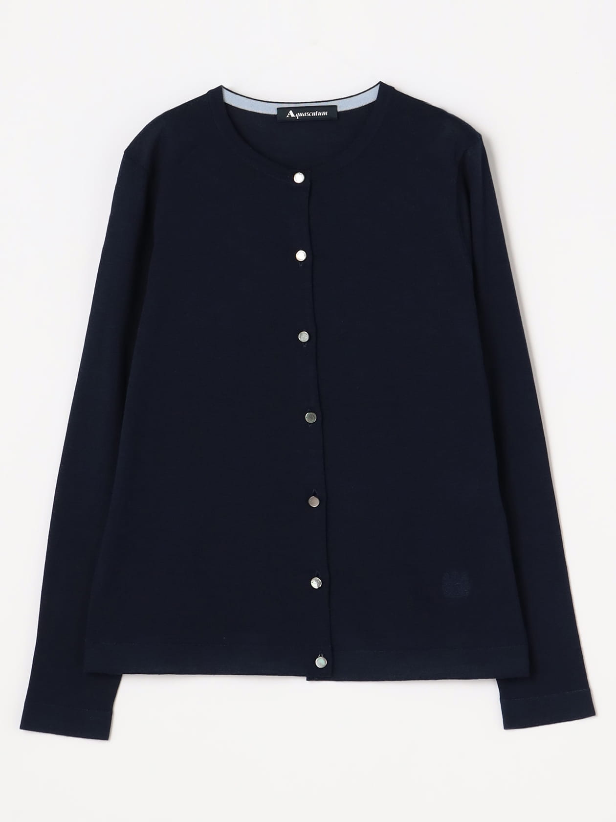 ウールシルク ハイゲージカーディガン