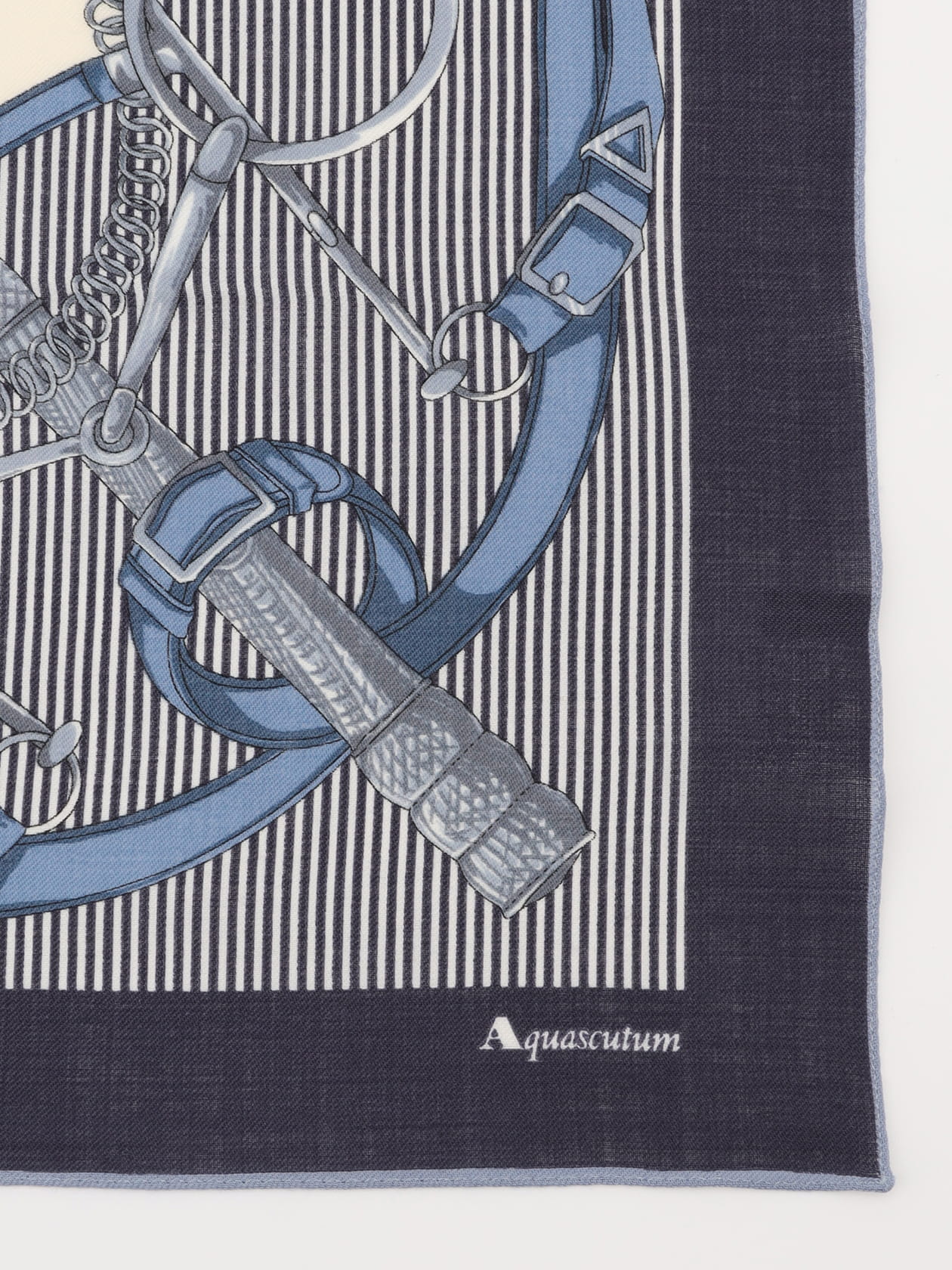 Aquascutum アクアスキュータム デザイン スカーフ テーブルランナー 馬具スカーフ（5005490005） | Aquascutum (Women)/アクア