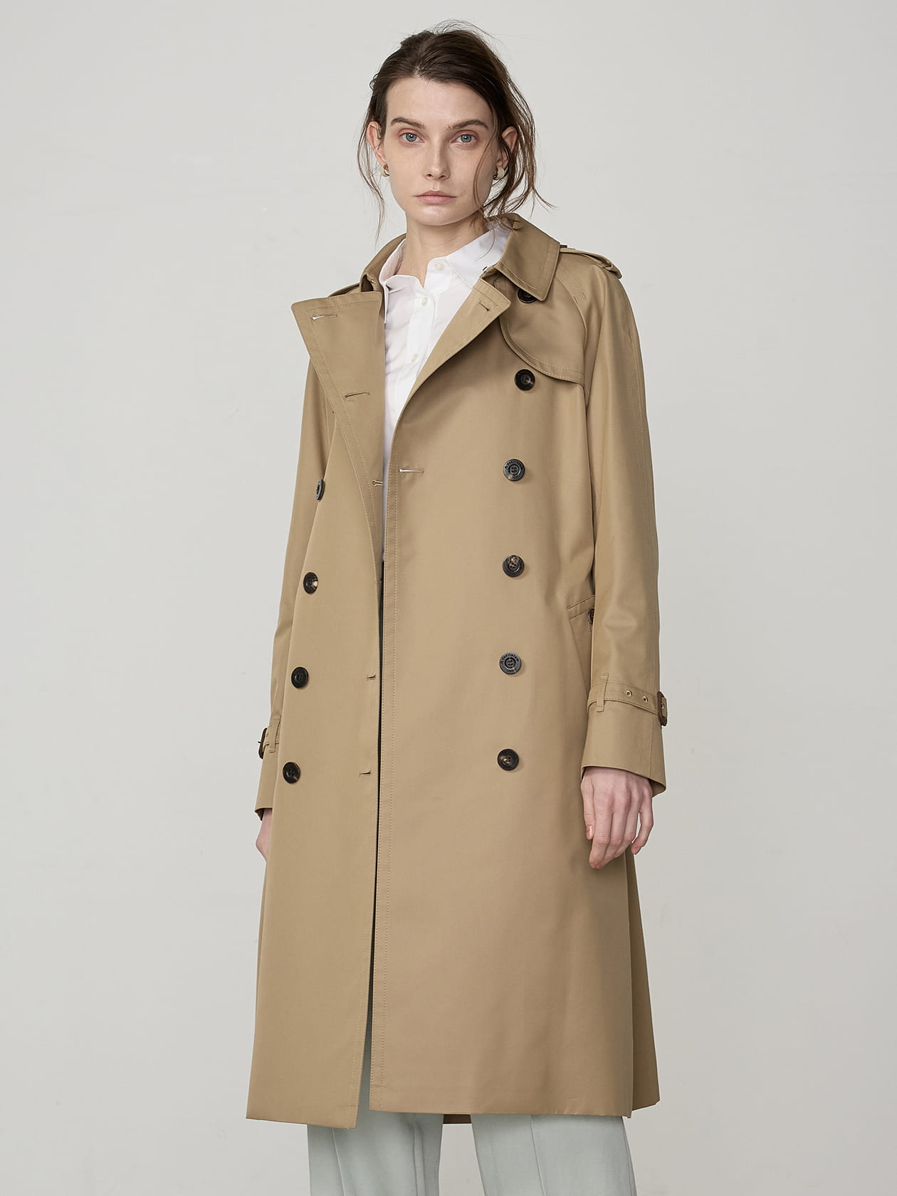 Aquascutam BASIC TRENCH COAT LONGトレンチコート自宅保管になります