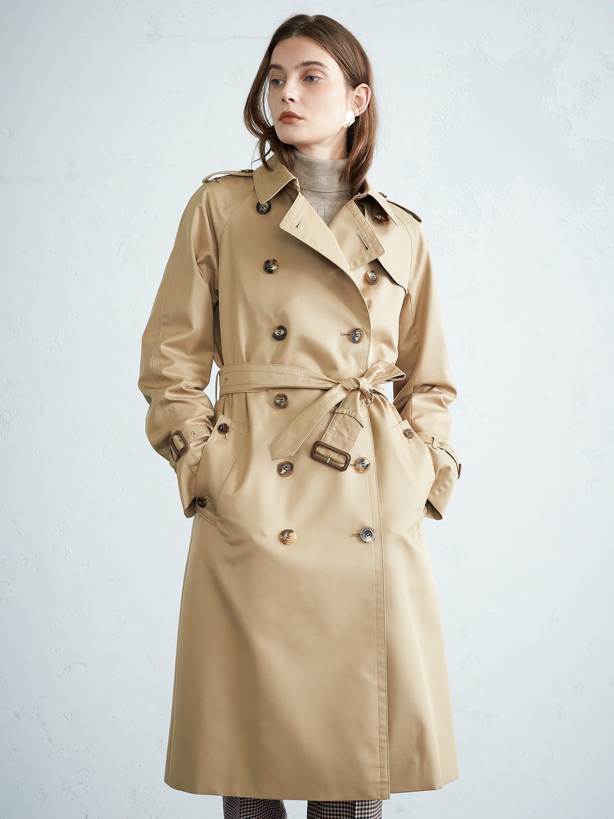 BASIC TRENCH COAT LONG