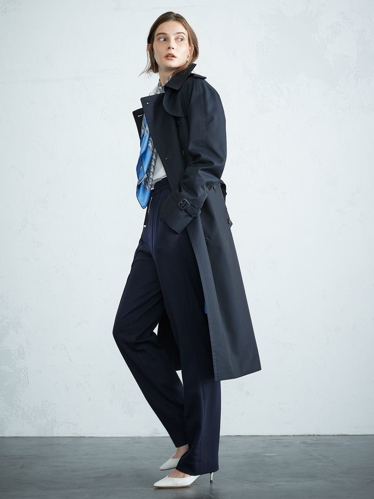 BASIC TRENCH COAT MAXI