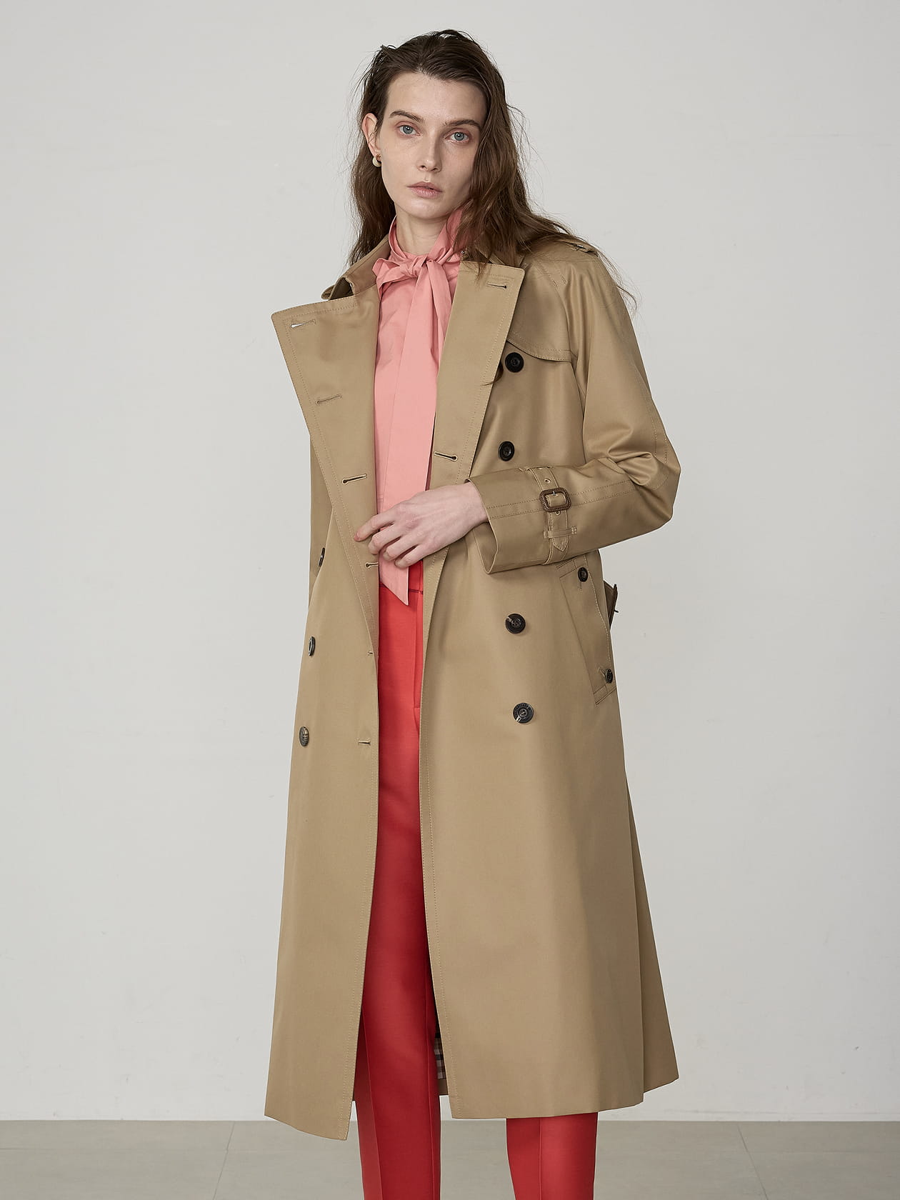 BASIC TRENCH COAT MAXI