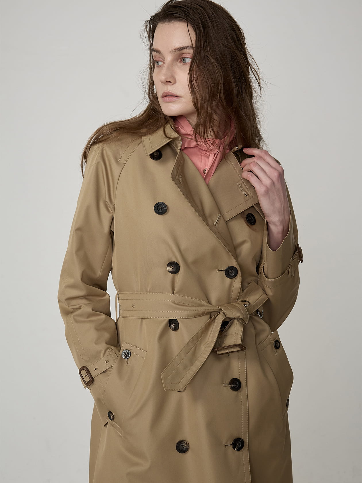 BASIC TRENCH COAT MAXI