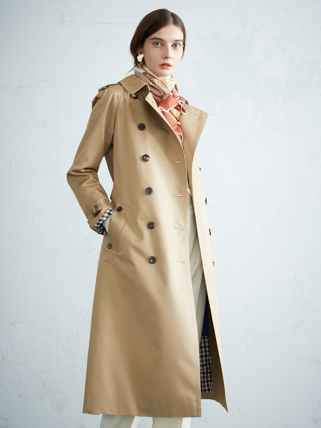 BASIC TRENCH COAT MAXI