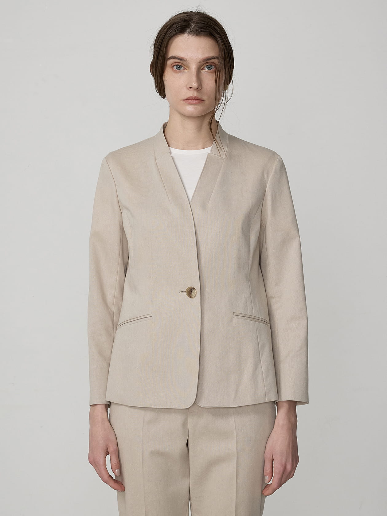 25SS】リネンパナマ ワークイージージャケット 25SSリネンパナマ