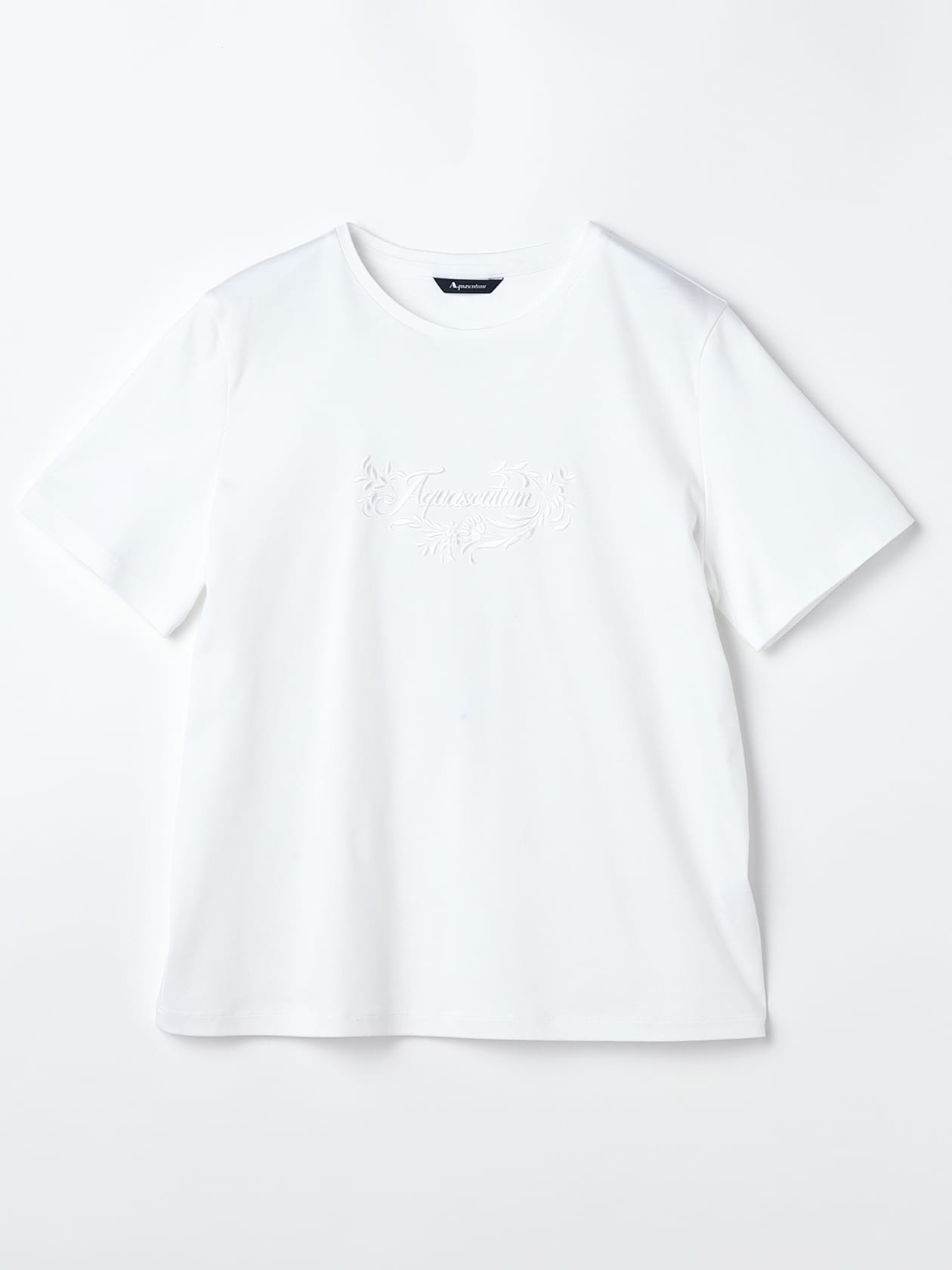 【新品未使用】Aquascutum 花柄 半袖Tシャツ Mサイズ レディース 新品未使用】Aquascutum 花柄 半袖Tシャツ Mサイズ レディース