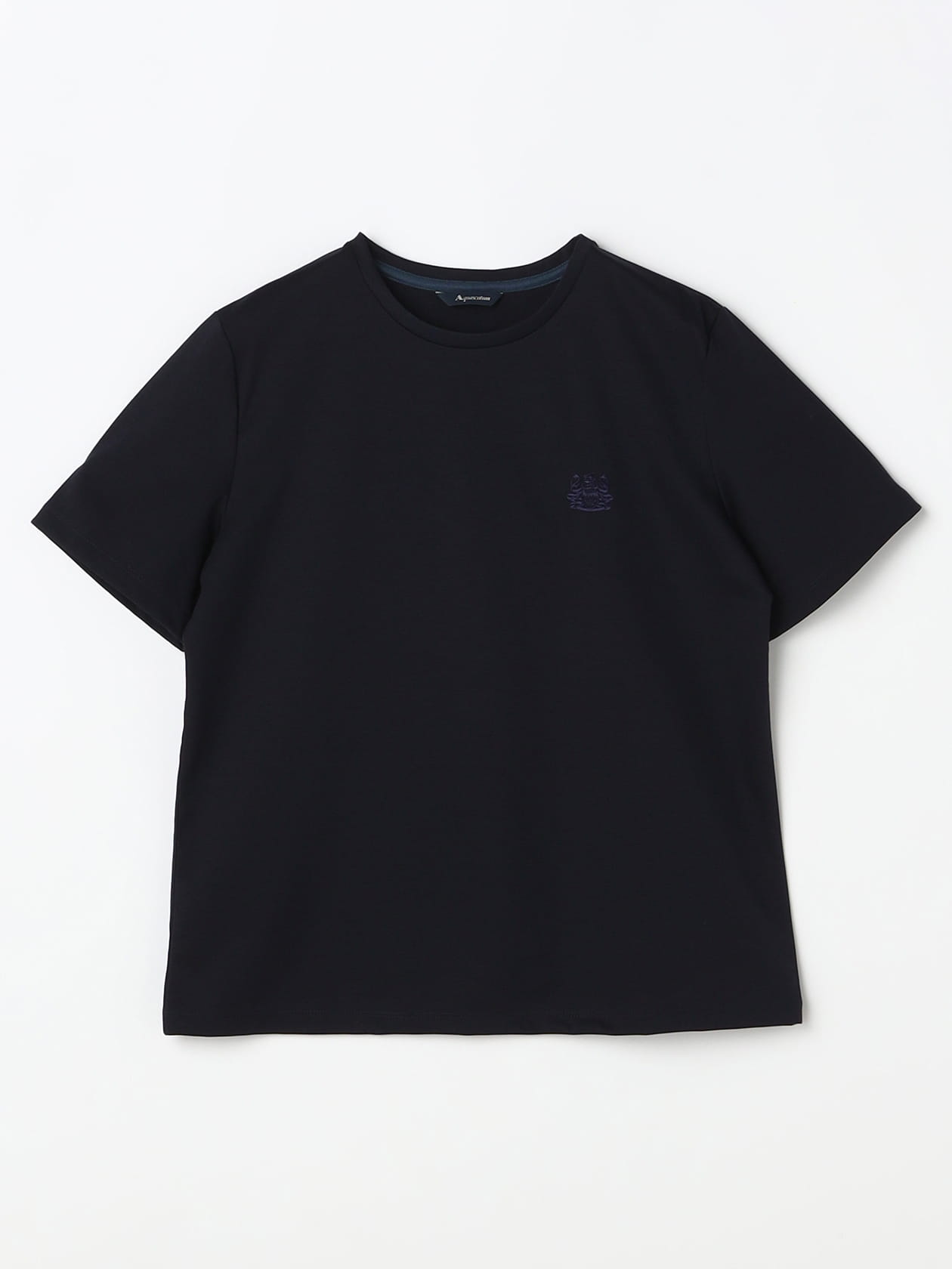 極美品 Aquascutum ツイードケープコート ポンチョ ロゴボタン グレー チェックツイード ラウンドネックコート