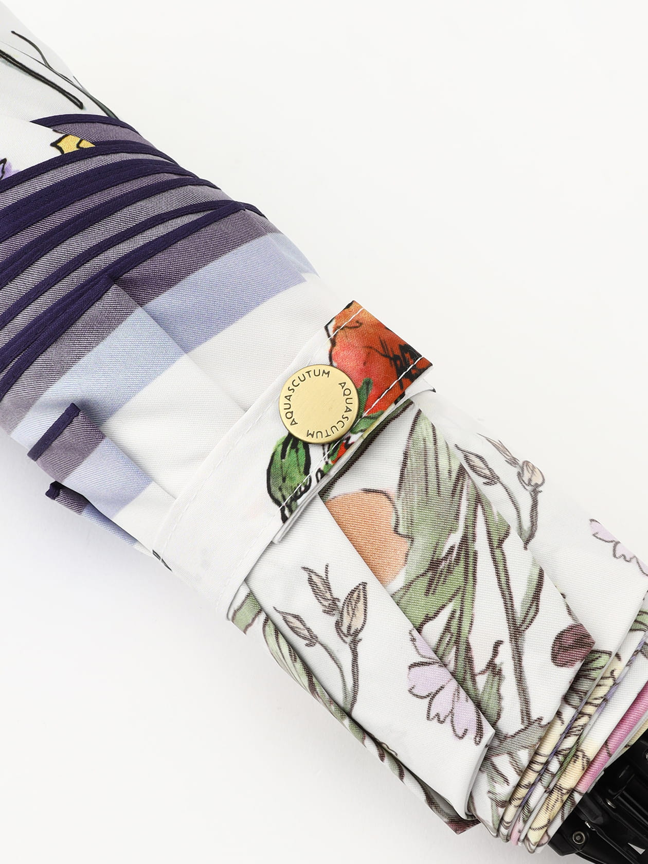 Aquascutum花柄 折りたたみ傘 晴雨兼用 Aquascutum 【アクアスキュータム】 （アクアスキュータム