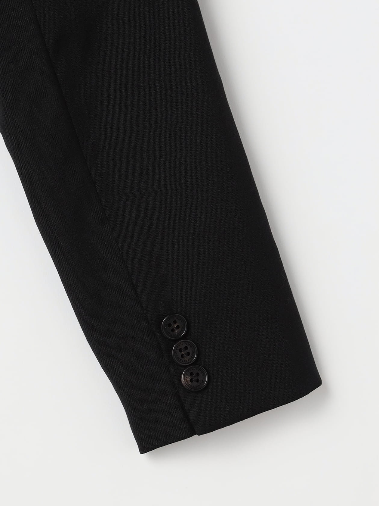 名作 H BEAUTY&YOUTH ウールシルクジャケット XL テーラード 黒 セットアップ対応】ウールシルクシャドージャケット