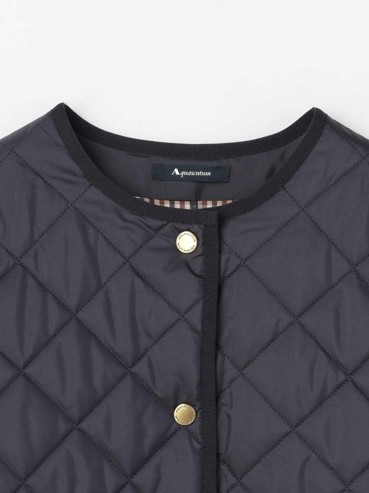 キルティングショートジャケット