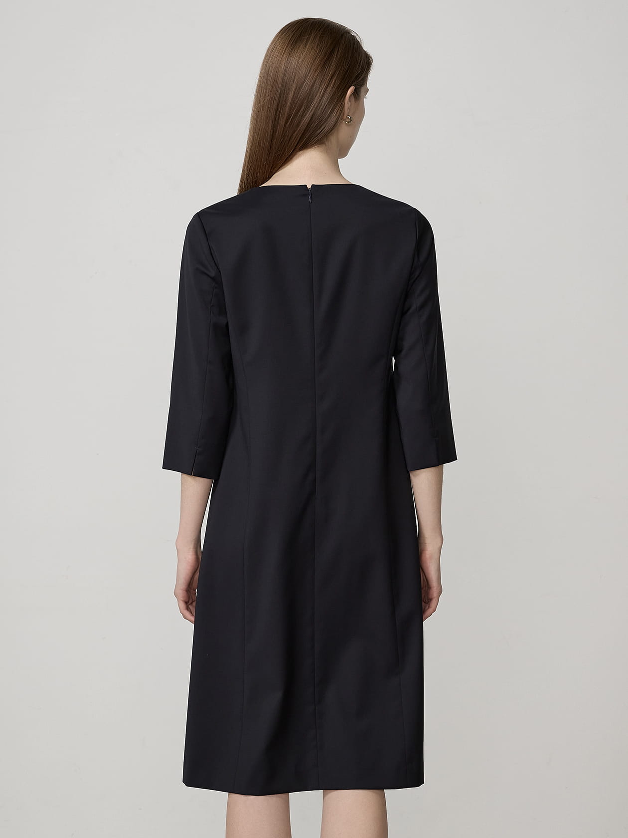 セットアップ対応】ストレッチツイル ワンピース