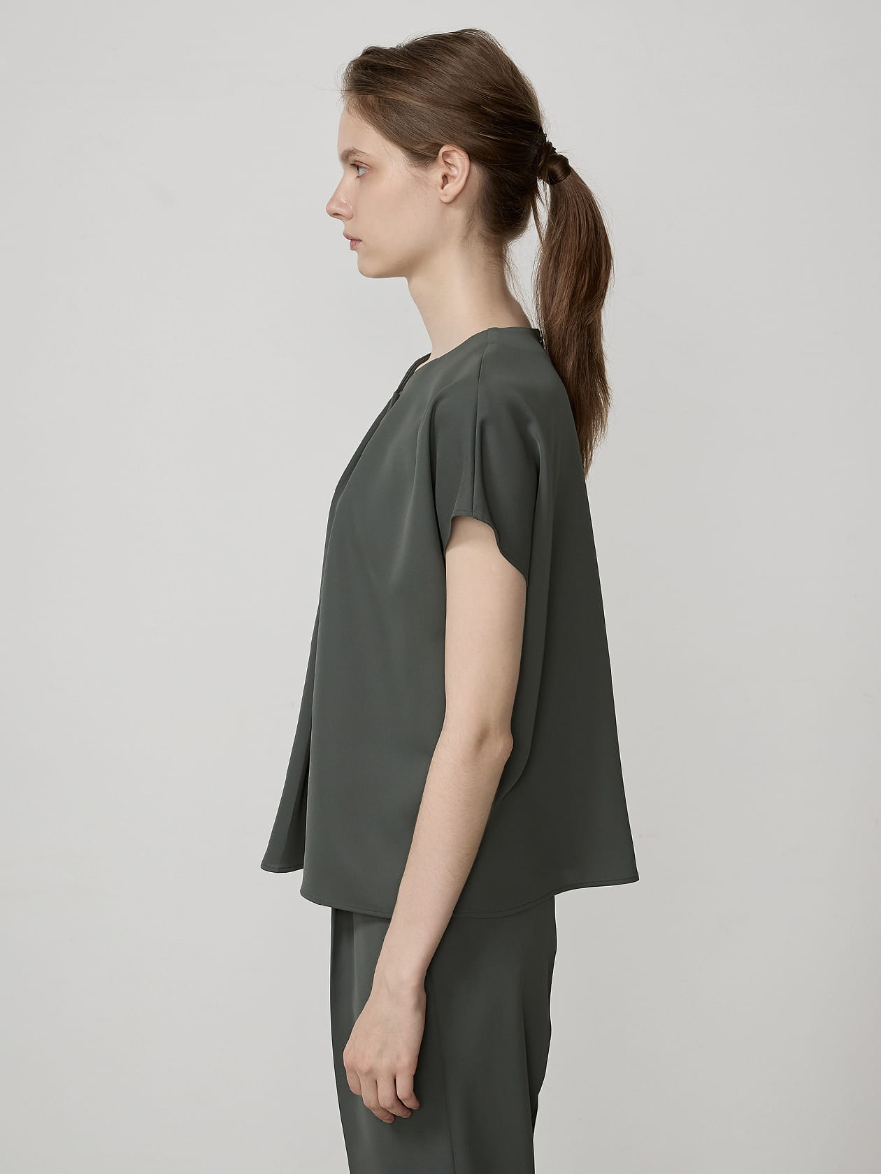 セットアップ対応】ダブルクロスブラウス