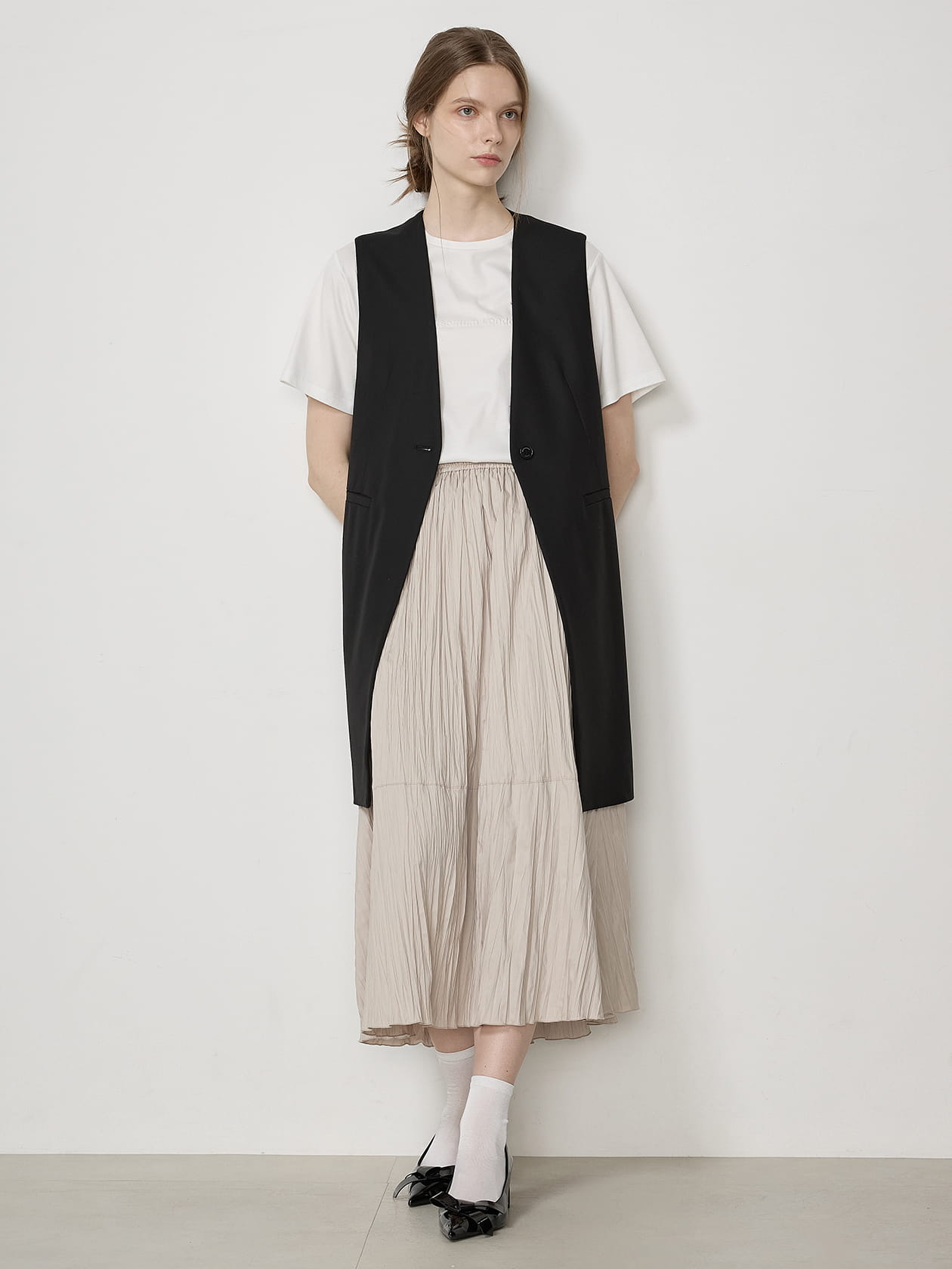 ワッシャータフタスカート