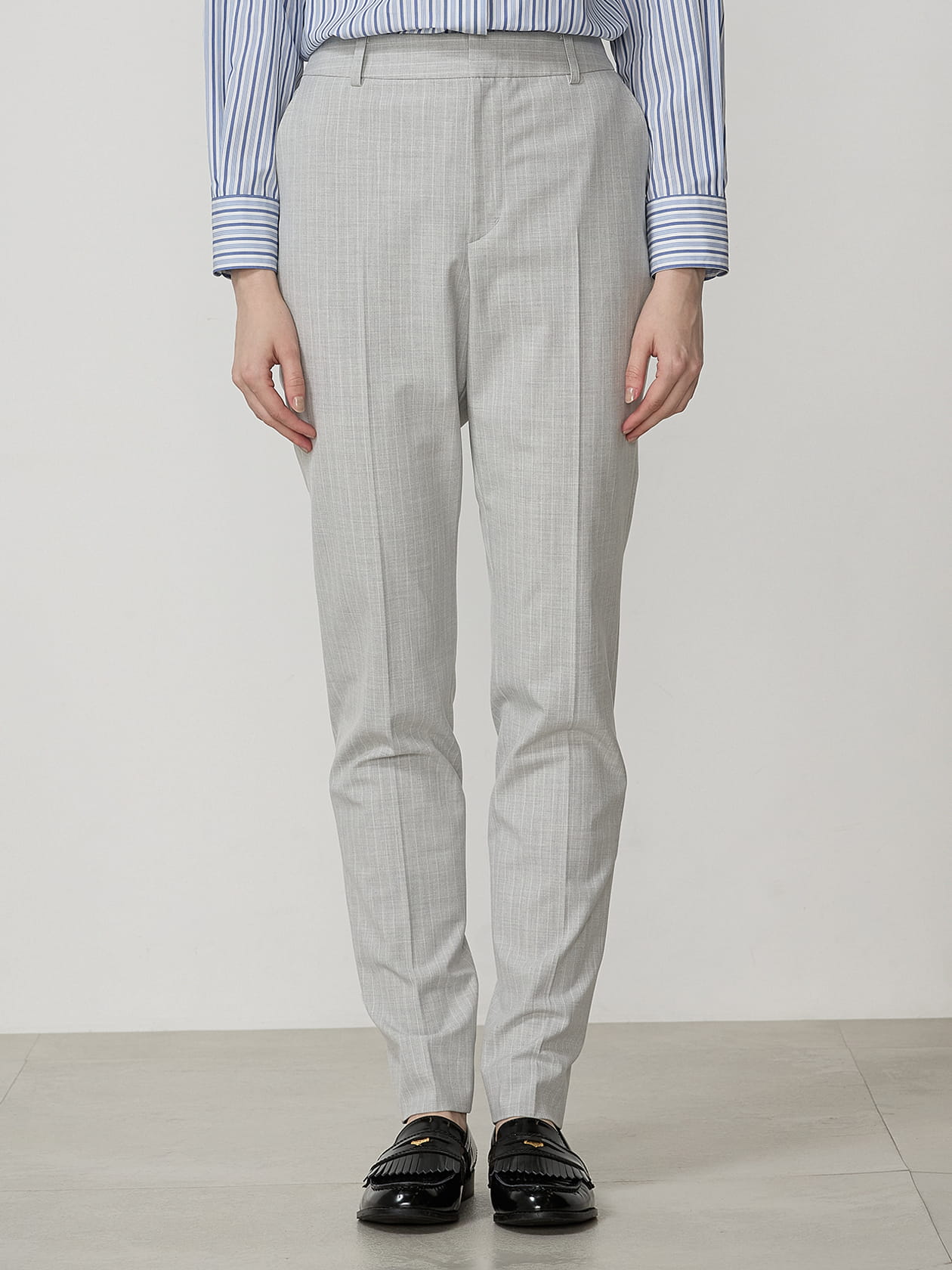 Sulvam チョークストライプセットアップ sulvam｜【24AW】<sulvam>ワイドストライプクラシックステッチ