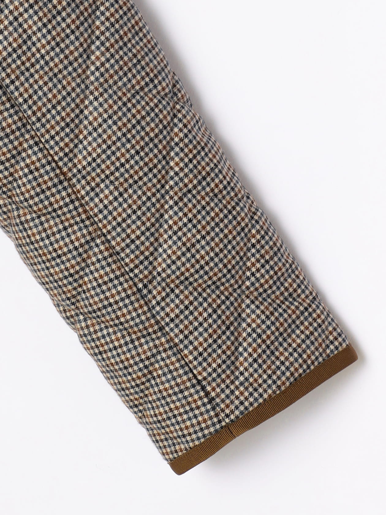 ガンクラブチェック キルティングジャケット