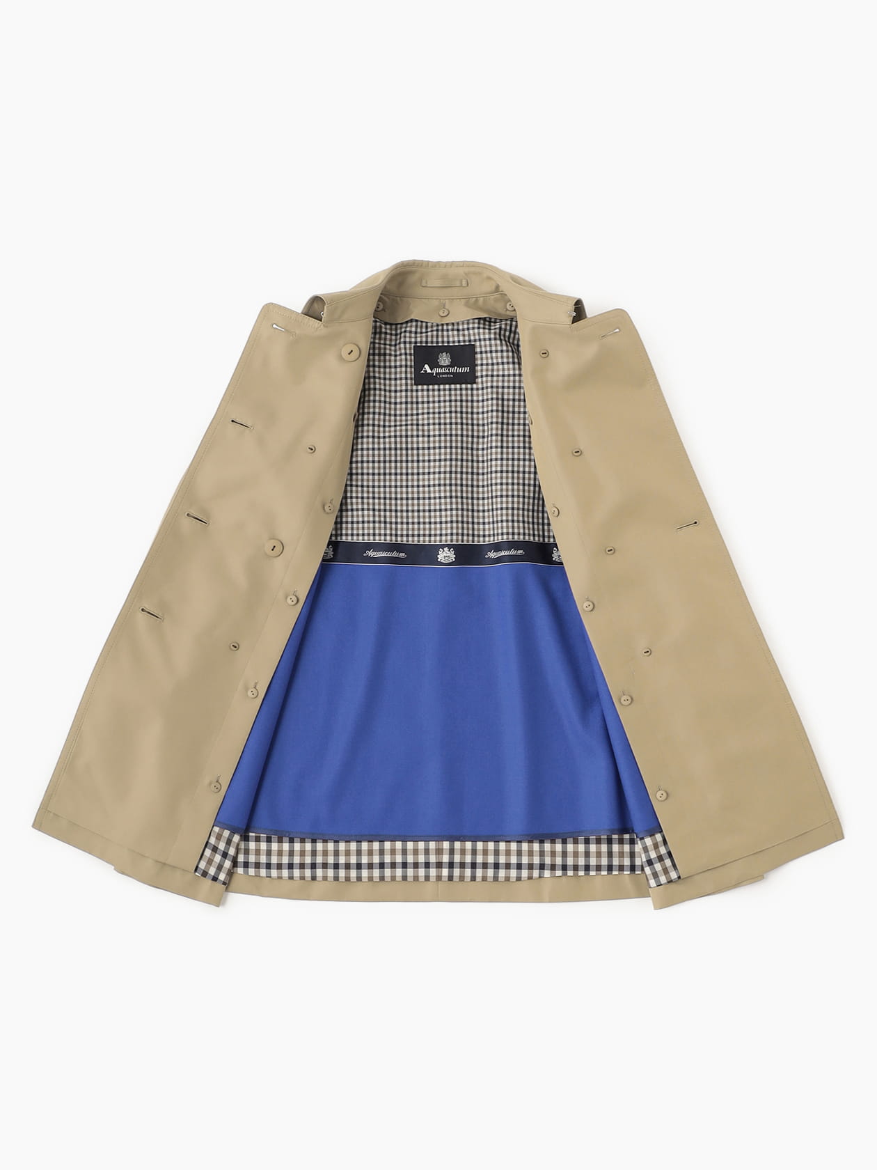 Aquascutum berkeley fashion raincoat camel