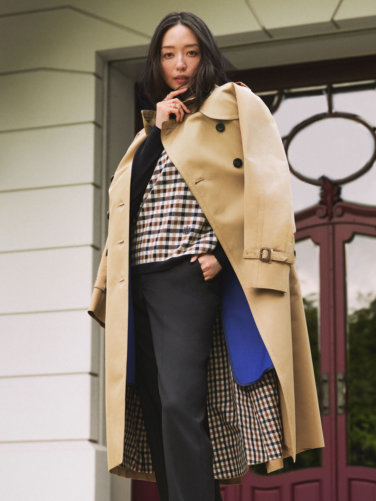 BASIC TRENCH COAT MAXI