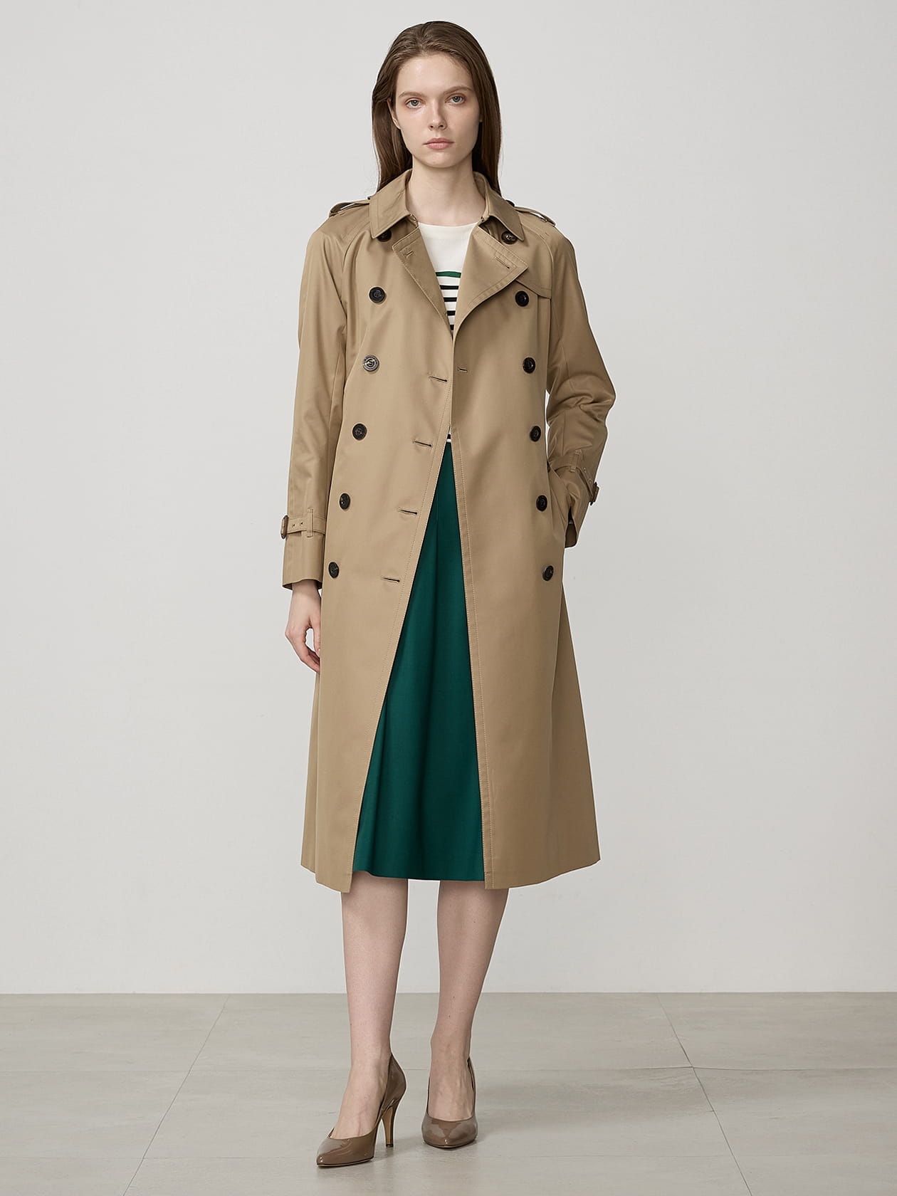 BASIC TRENCH COAT MAXI