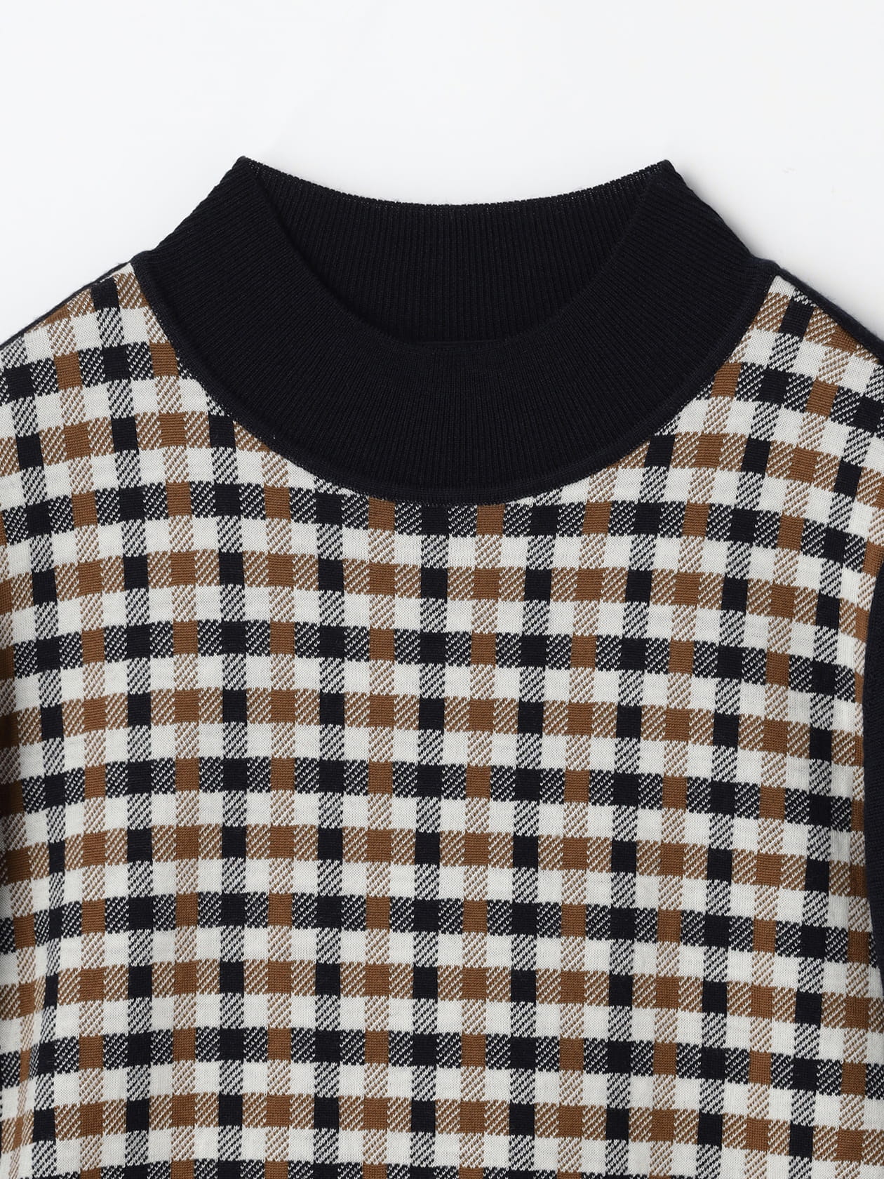 アンサンブル対応】クラブチェック プルオーバーニット