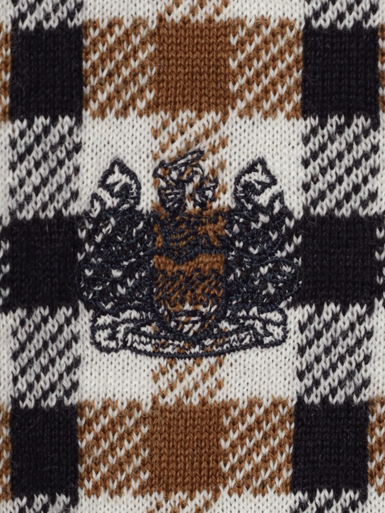 アンサンブル対応】クラブチェック プルオーバーニット