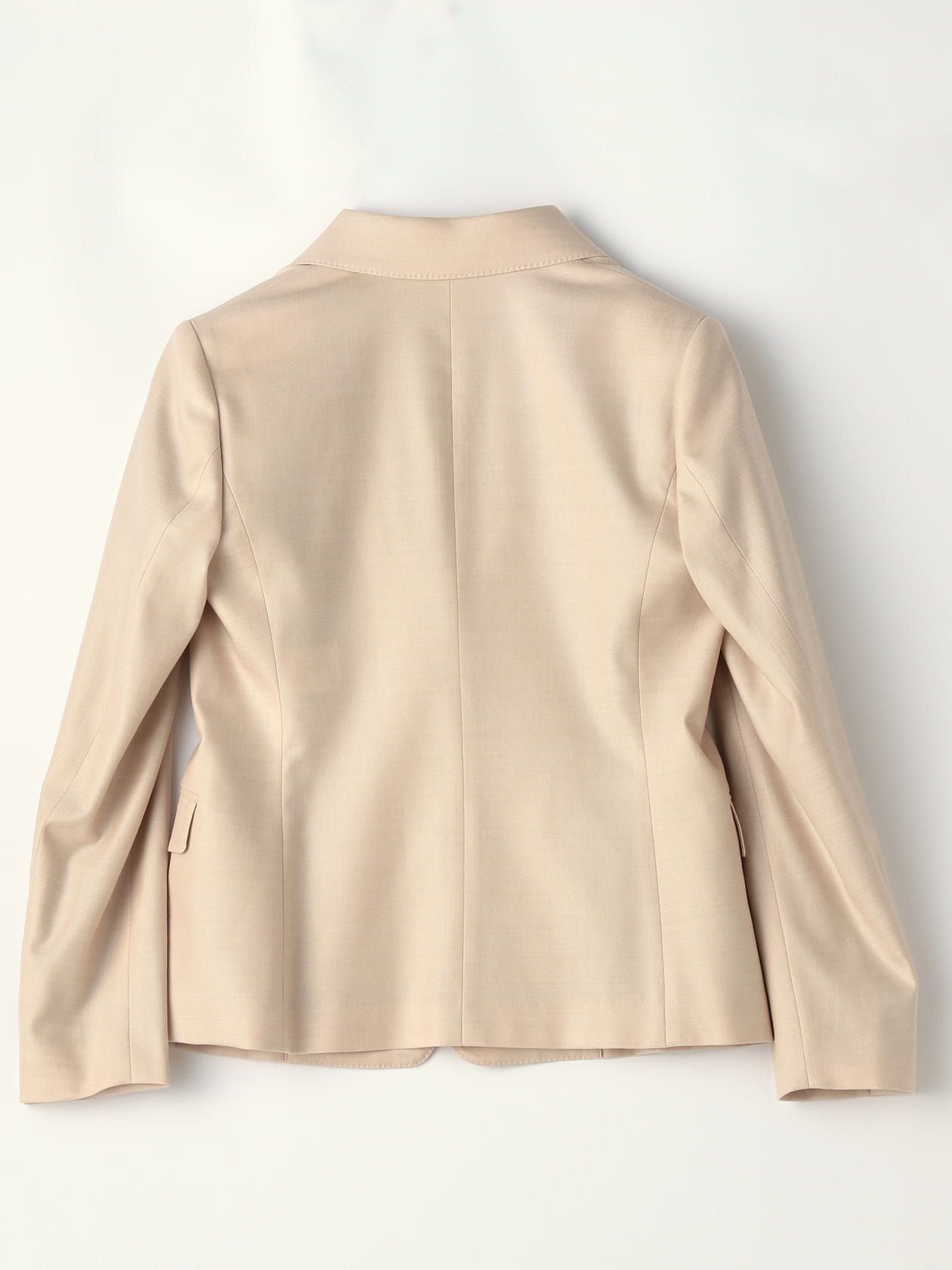 関税送料込★PATOU ベルト付きウール混ツイルジャケット セットアップ対応】ウールシルクドビージャケット