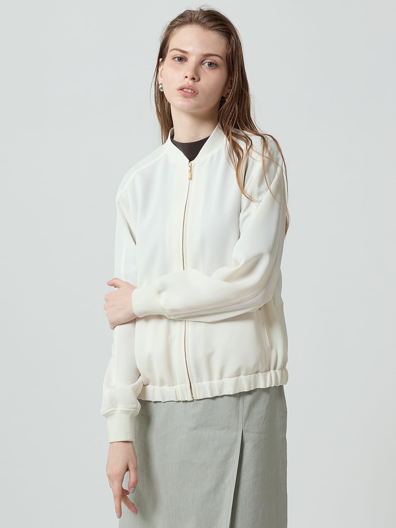 ダブルクロスブルゾン