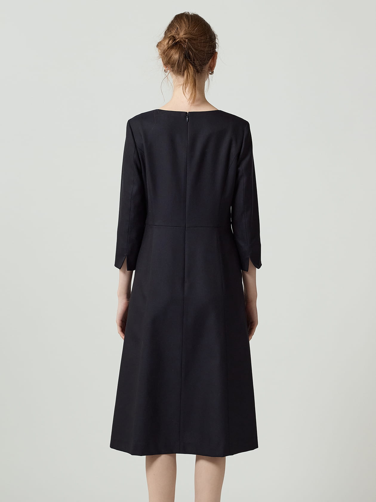 定価7万円　ADORE シルクウール オールインワン 38 ブラック 定価7万円ADORE シルクウール オールインワン 38 ブラック
