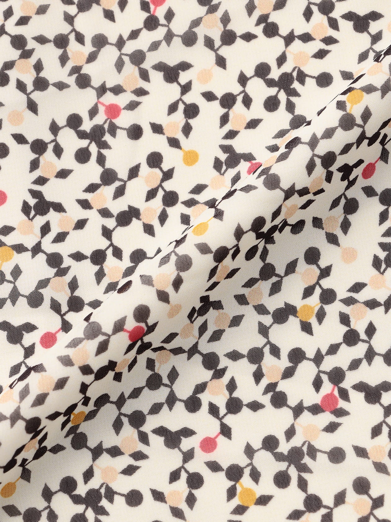 幾何フラワーPRINTワンピース