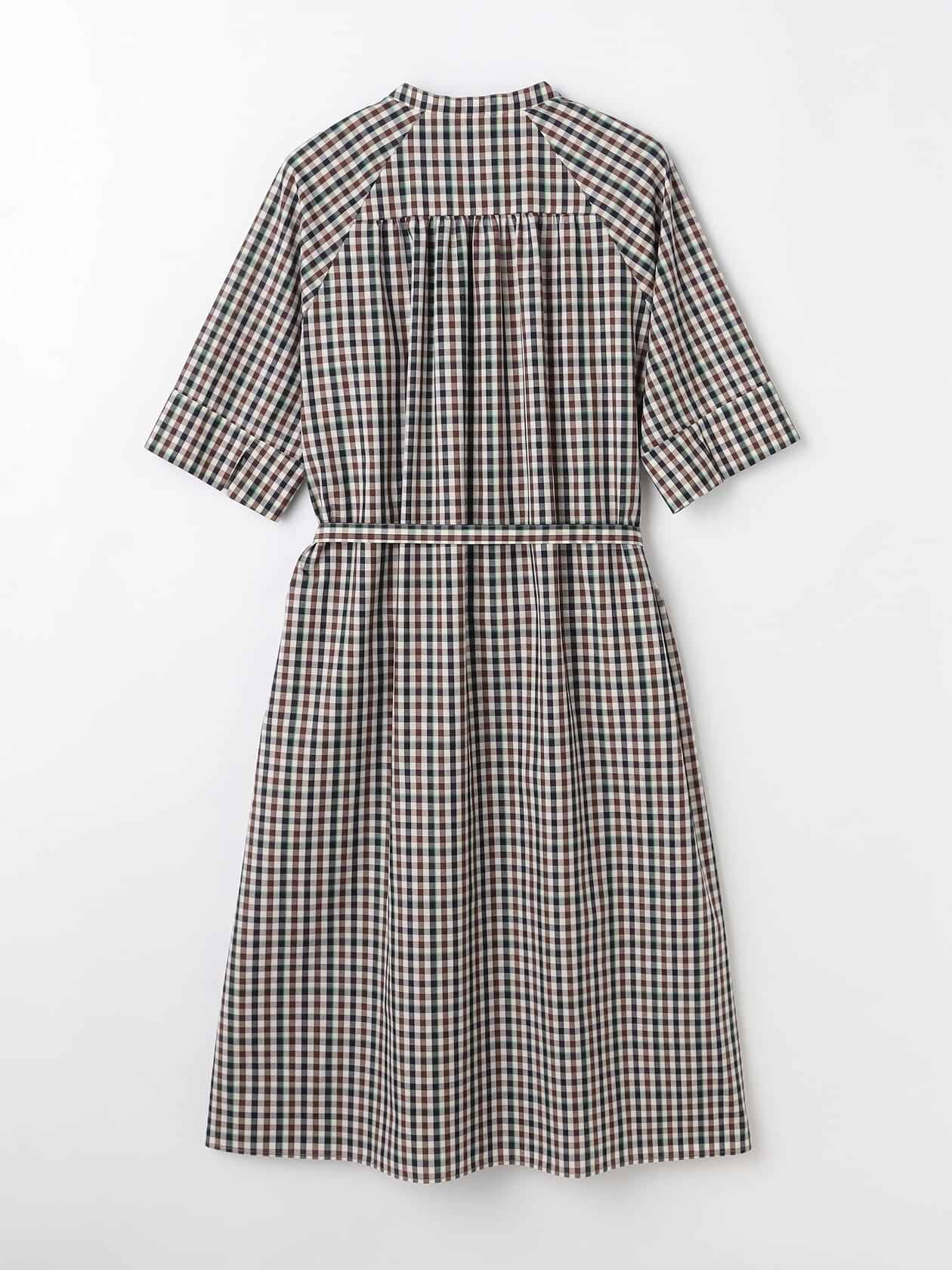 クラブチェックブロードワンピース