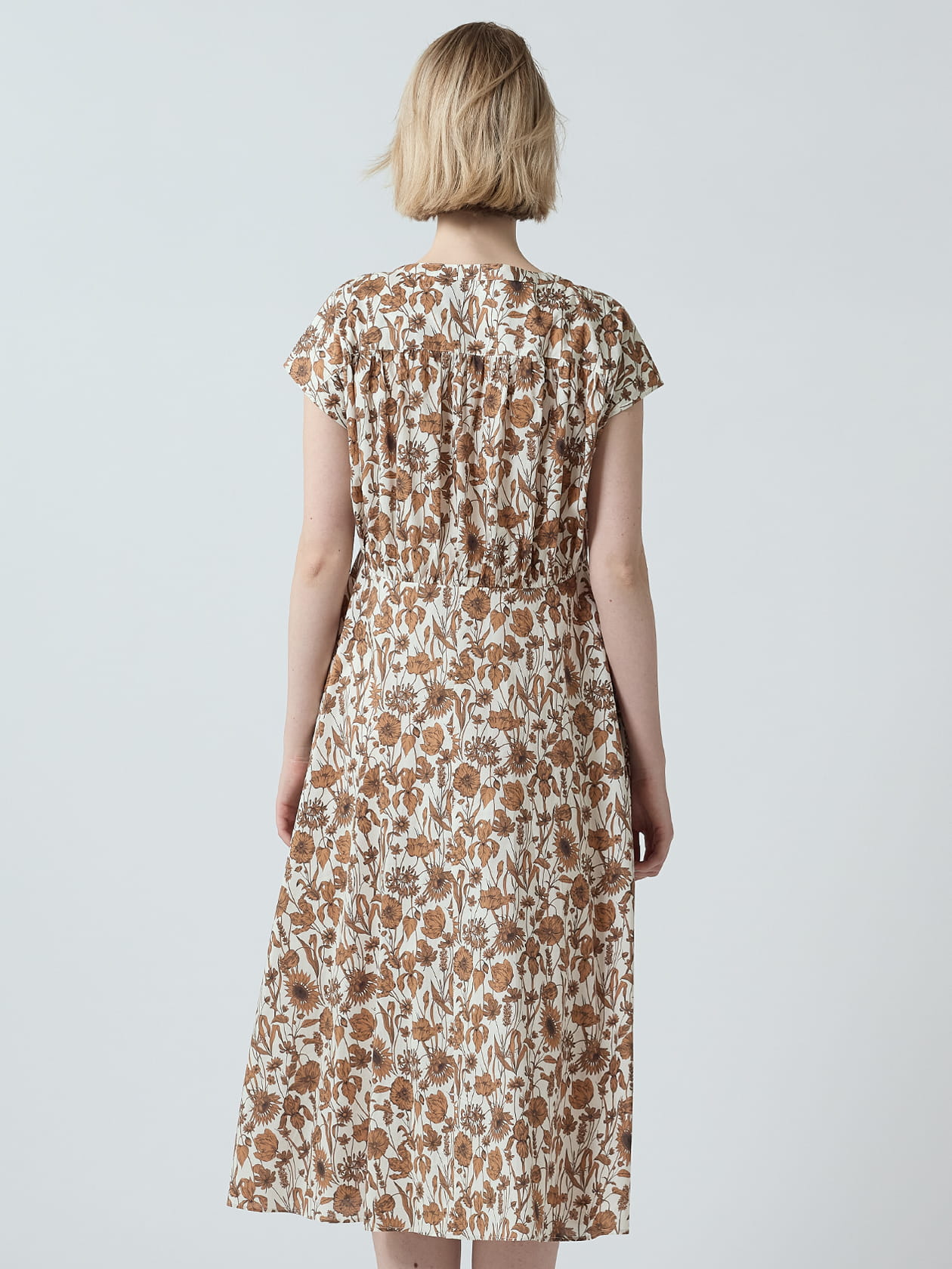 LUDICRUM 2way リゾートコットンドレス　ベージュフラワー 2Way Resort cotton dress LD021 – LUDICRUM