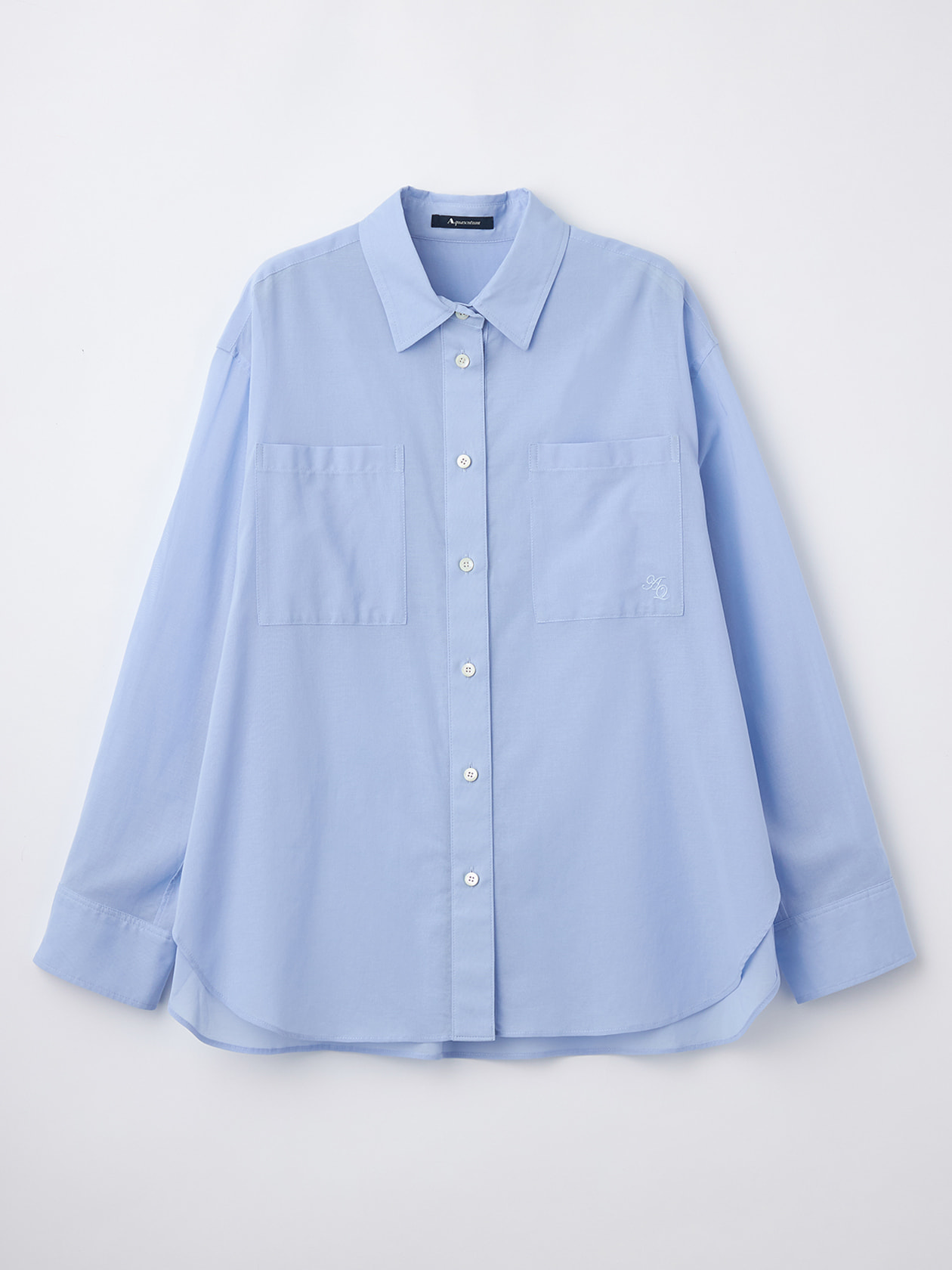 [ ] シアーカップルシャツ (blue) ストレッチボイルシアーシャツ