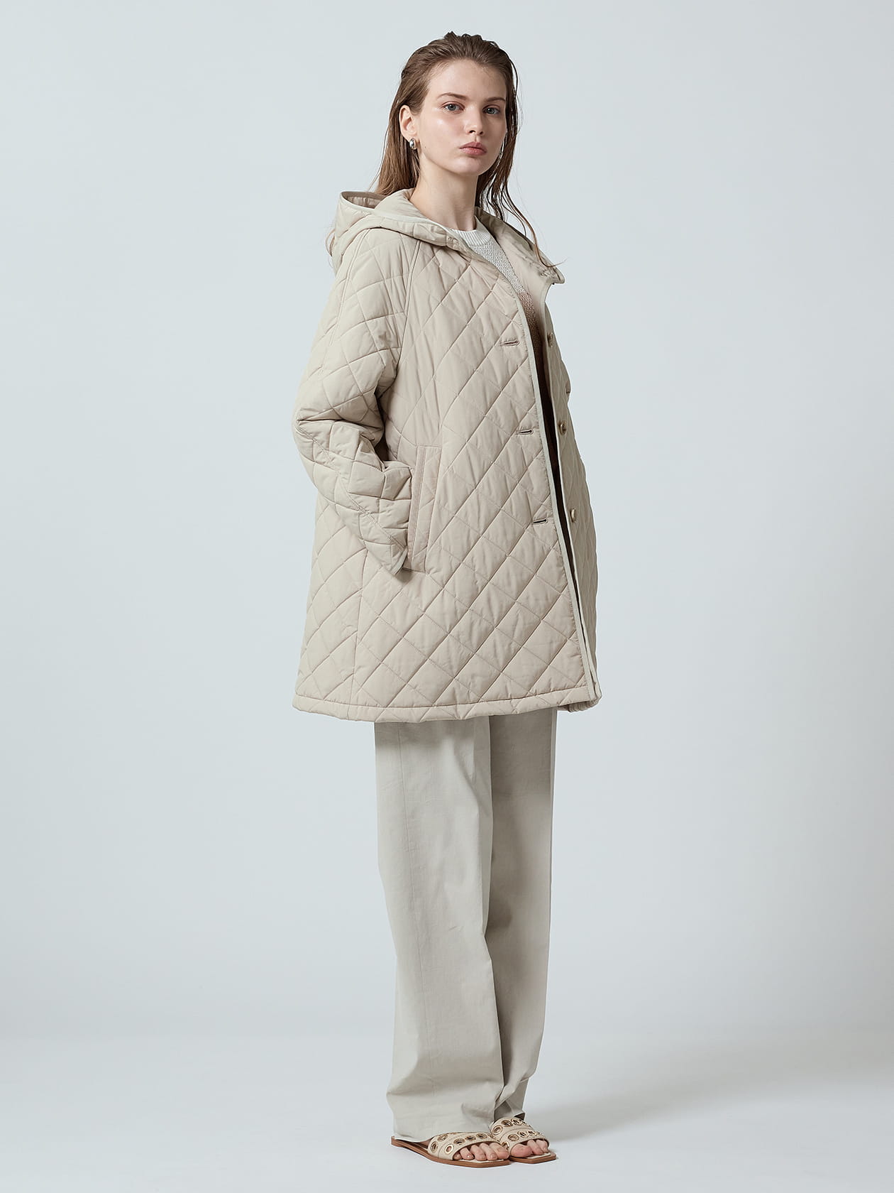 キルティングコート