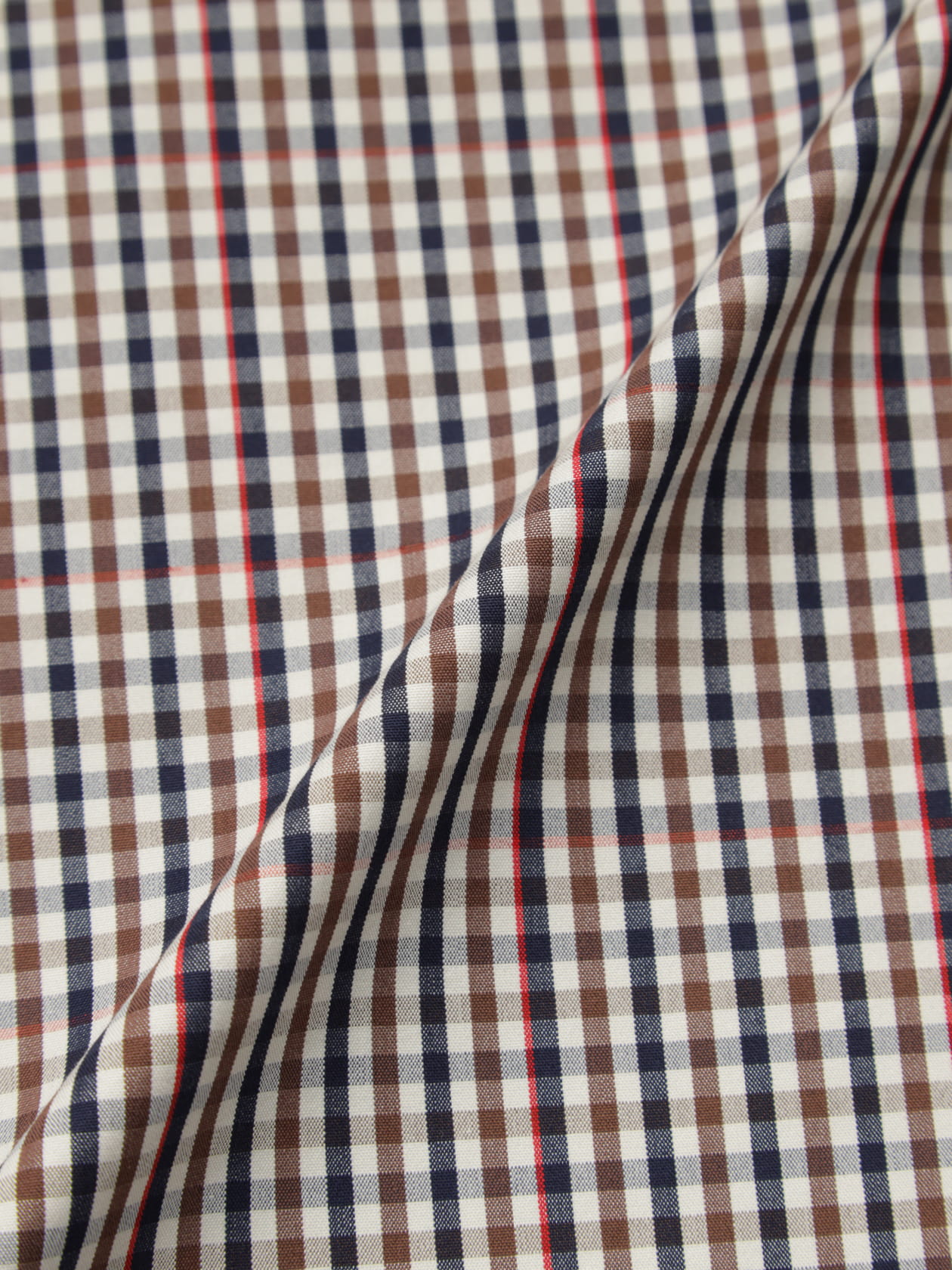 クラブチェックリバーシブルステンカラーコート