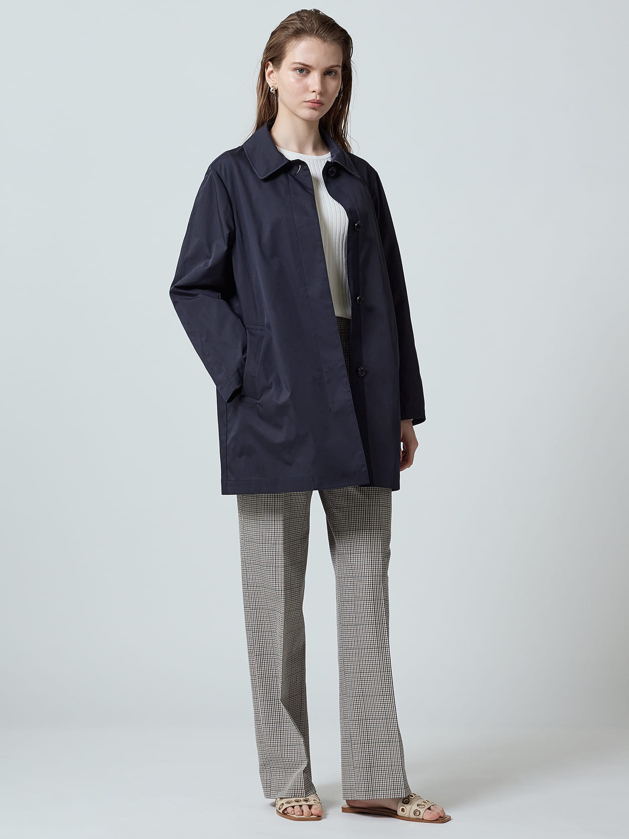 ポリエステルタフタステンカラーコート