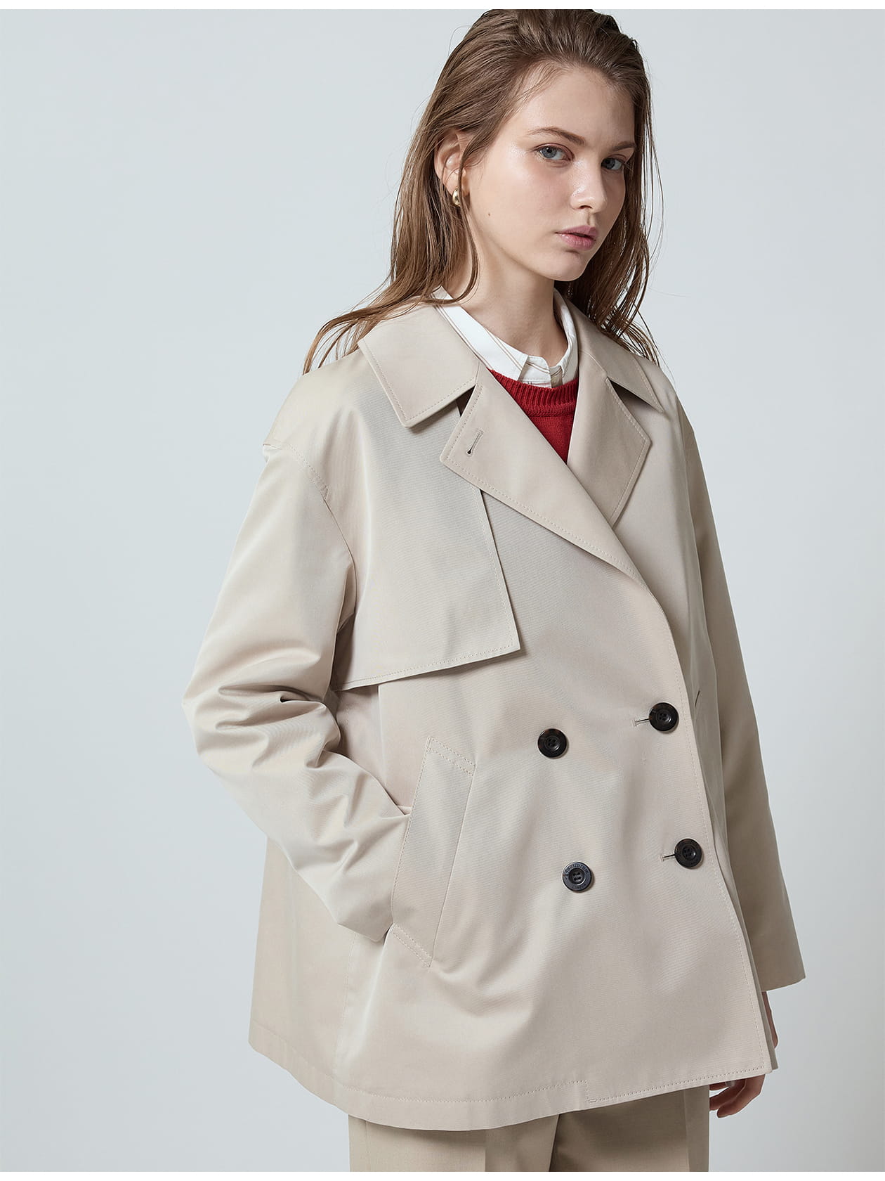 SHORT TRENCH COAT SHORT TRENCH COAT