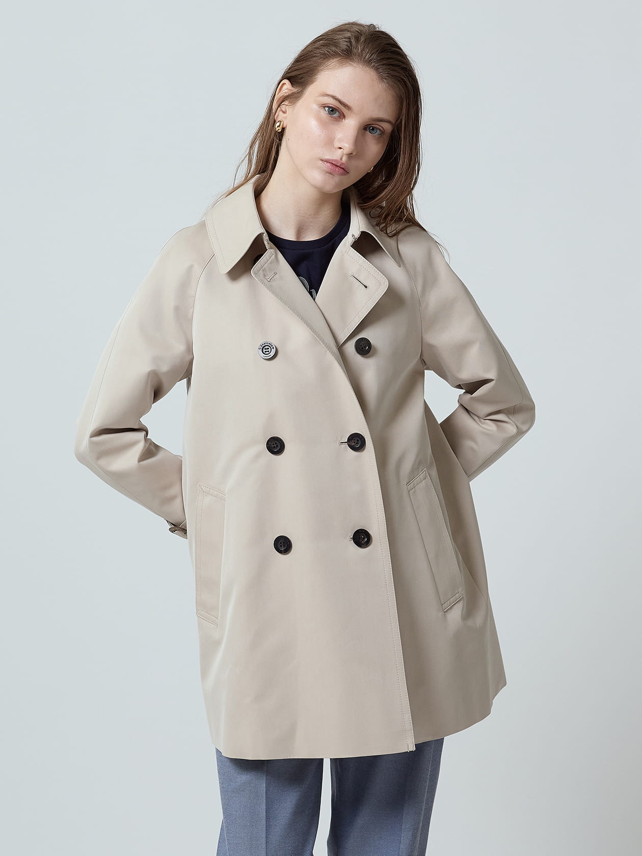 A LINE TRENCH COAT