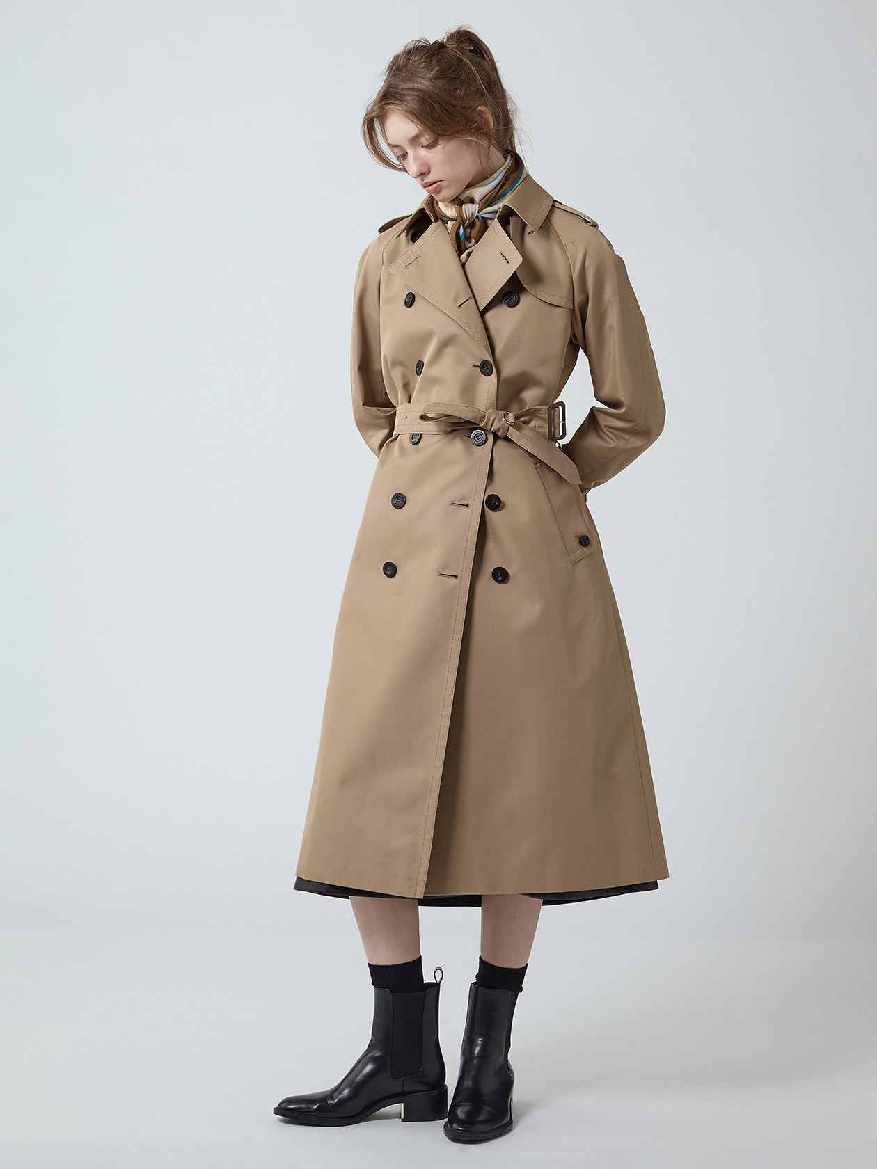 BASIC TRENCH COAT MAXI
