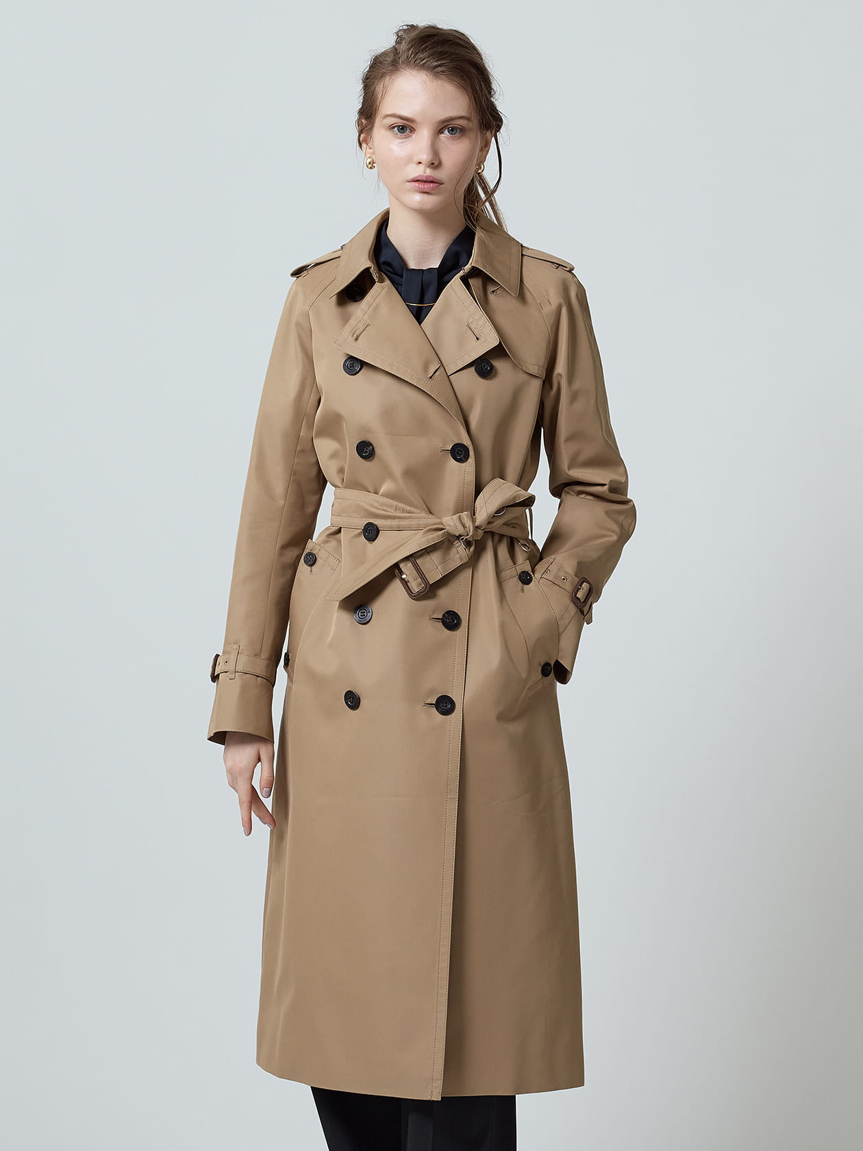 BASIC TRENCH COAT MAXI