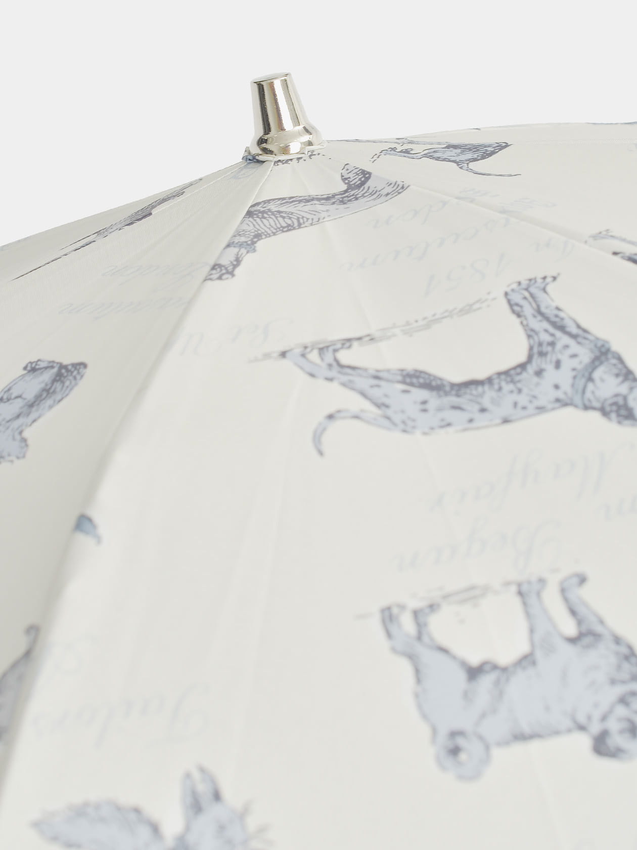 新作 Aquascutum アンティーク犬図鑑 晴雨兼用傘 折りたたみ傘 UV Aquascutum（アクアスキュータム）】アンティーク犬図鑑プリント