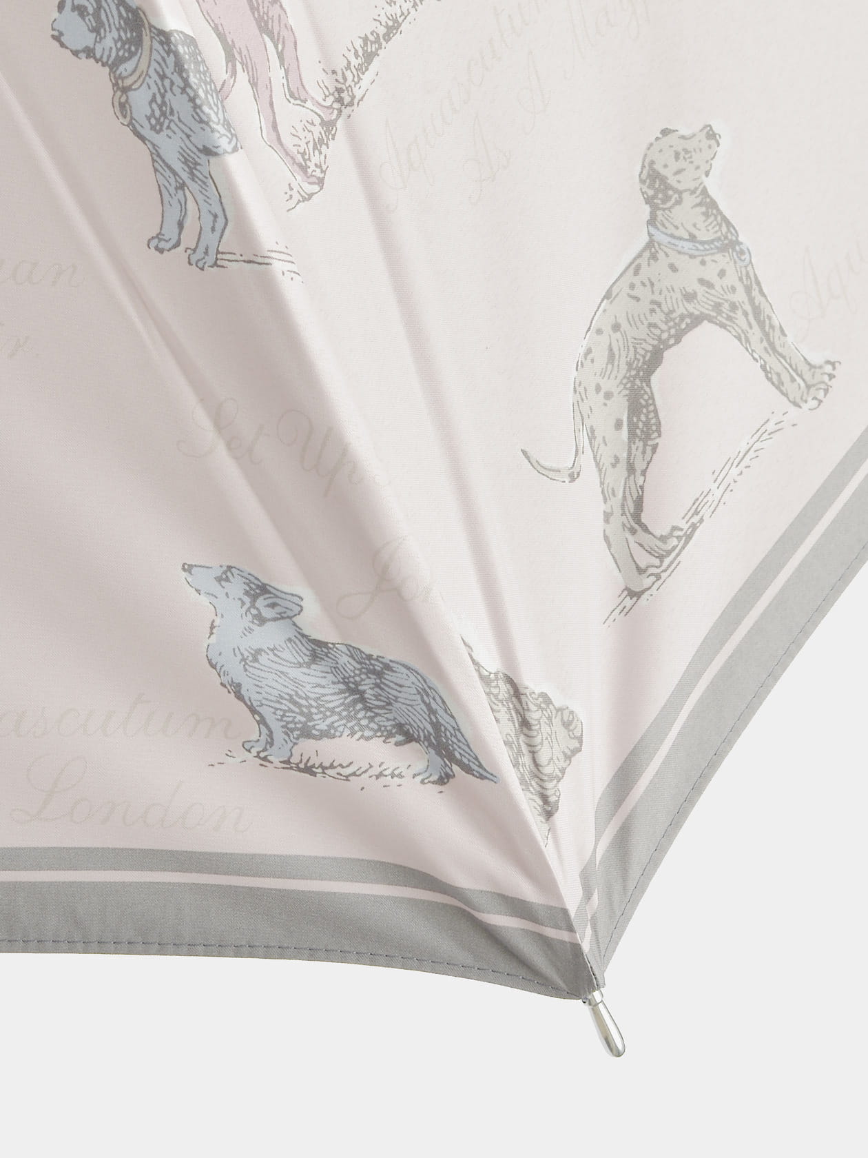 アンティーク犬図鑑プリント晴雨兼用傘