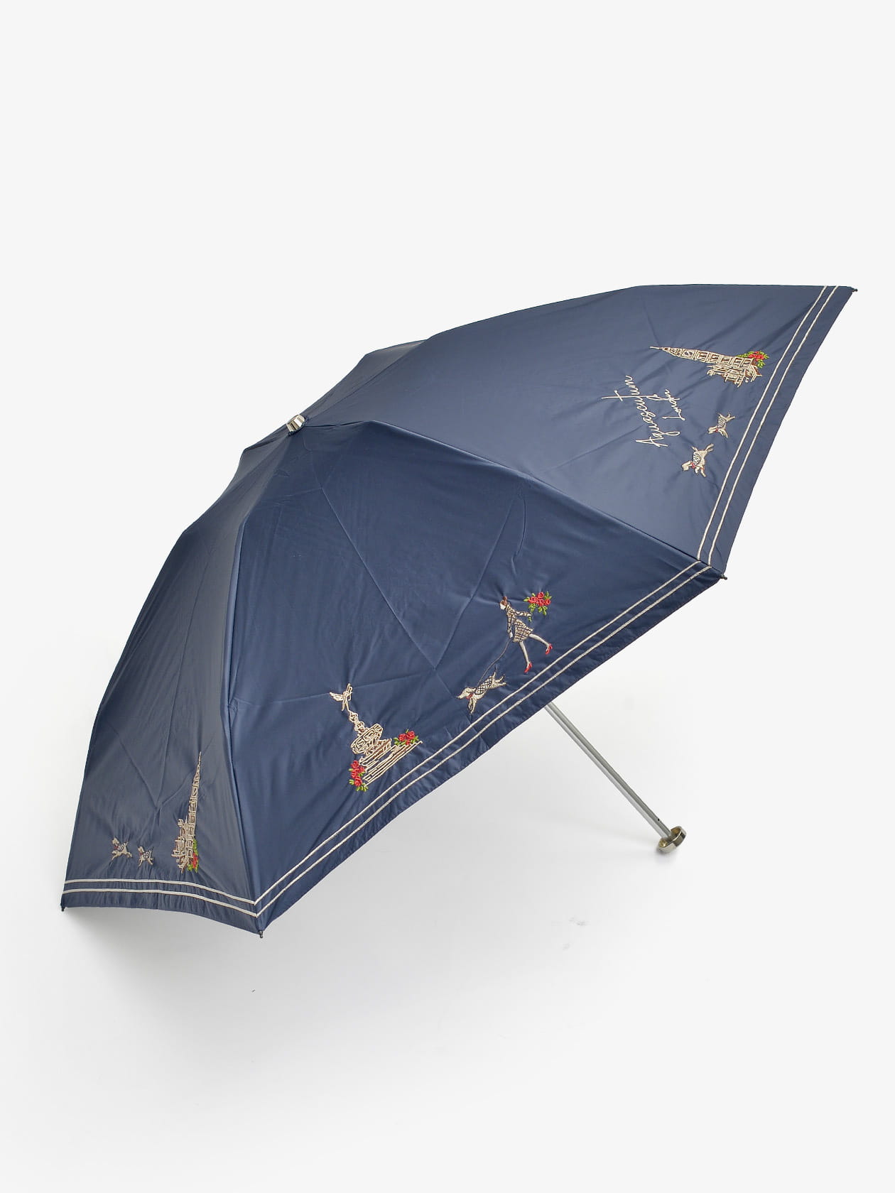ロンドンガール ストーリー 晴雨兼用折りたたみミニ傘