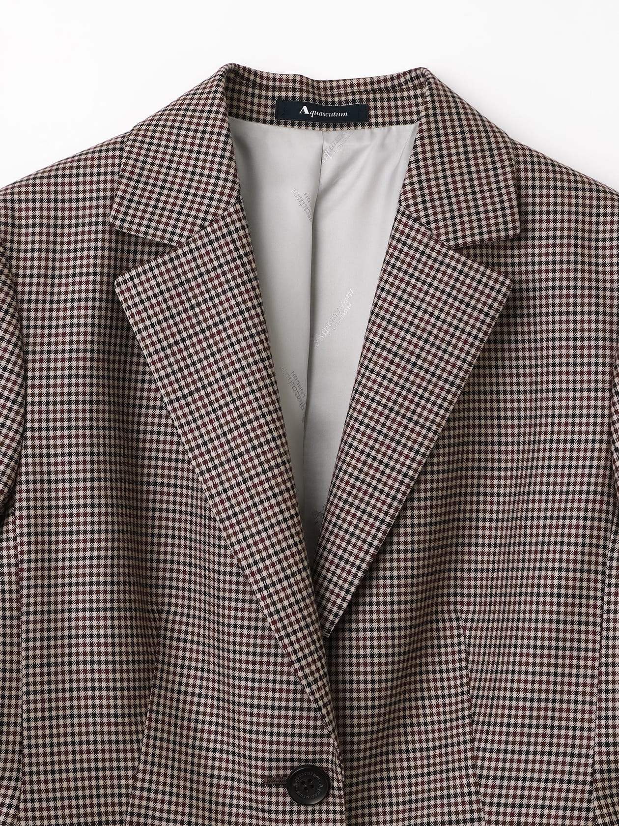 セットアップ対応】クラブチェックテーラードジャケット