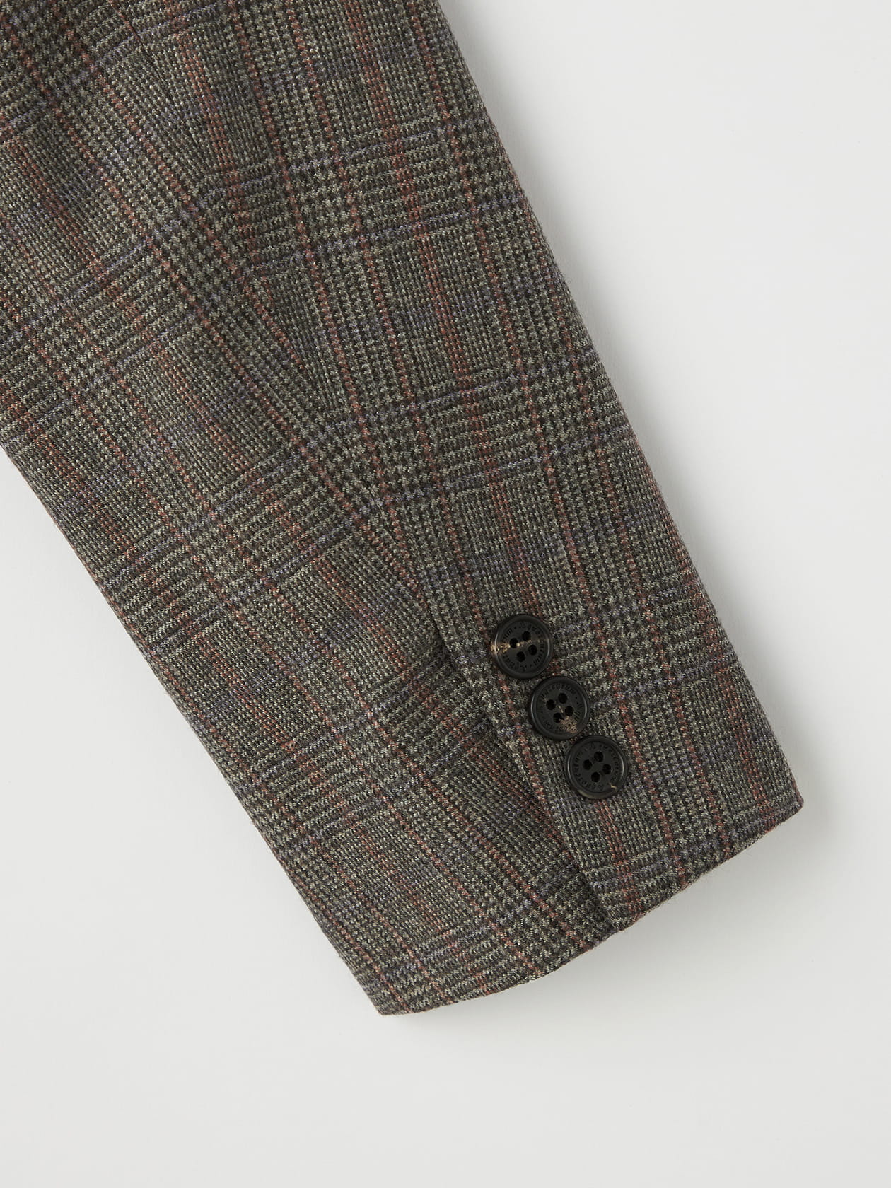 【日本製】kolor 縮絨 ウールブレンド ダブルジャケット チェック iki - 強縮ウール／千鳥 テーラードダブルジャケット | clever