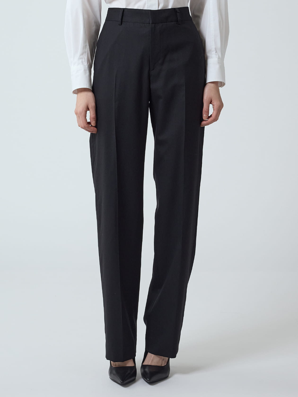 セットアップ対応】ウールストレッチパンツ