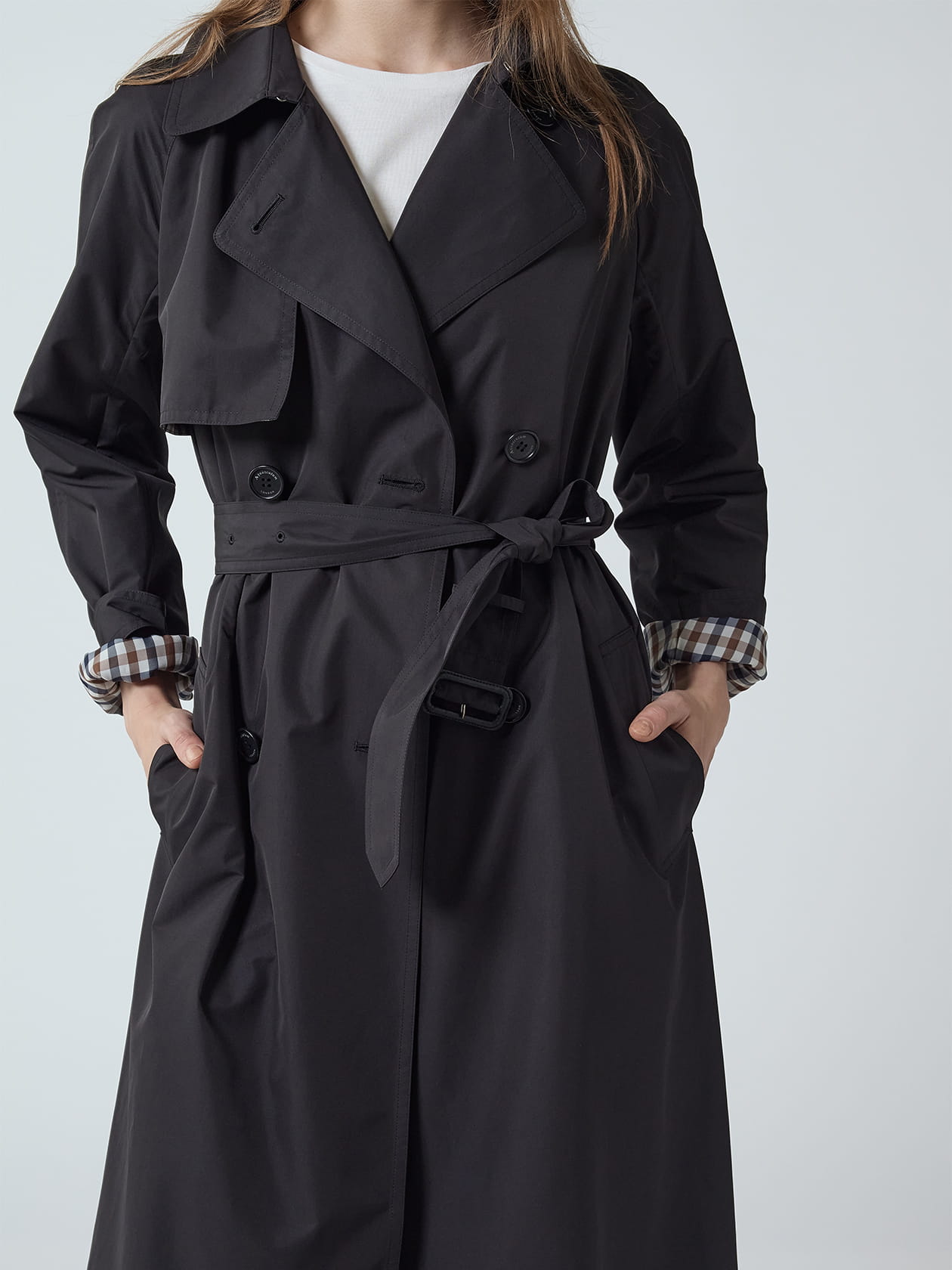 TEATORA ブラック トレンチコート TEATORA ONLINE STORE - OUTER