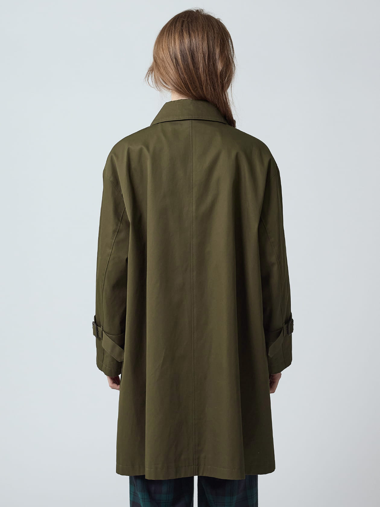 オーバーサイズ Aラインステンカラーコート