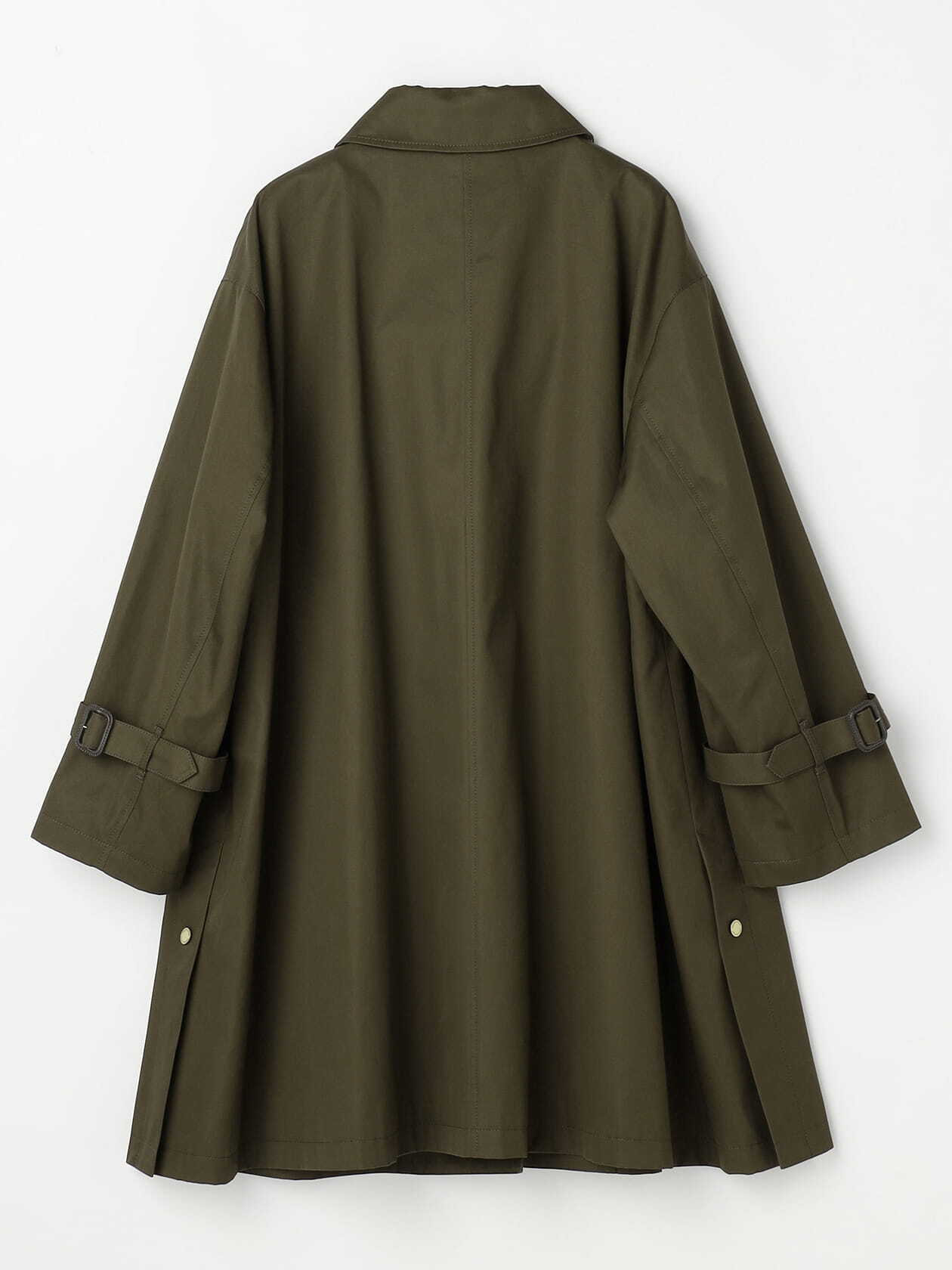 オーバーサイズ Aラインステンカラーコート