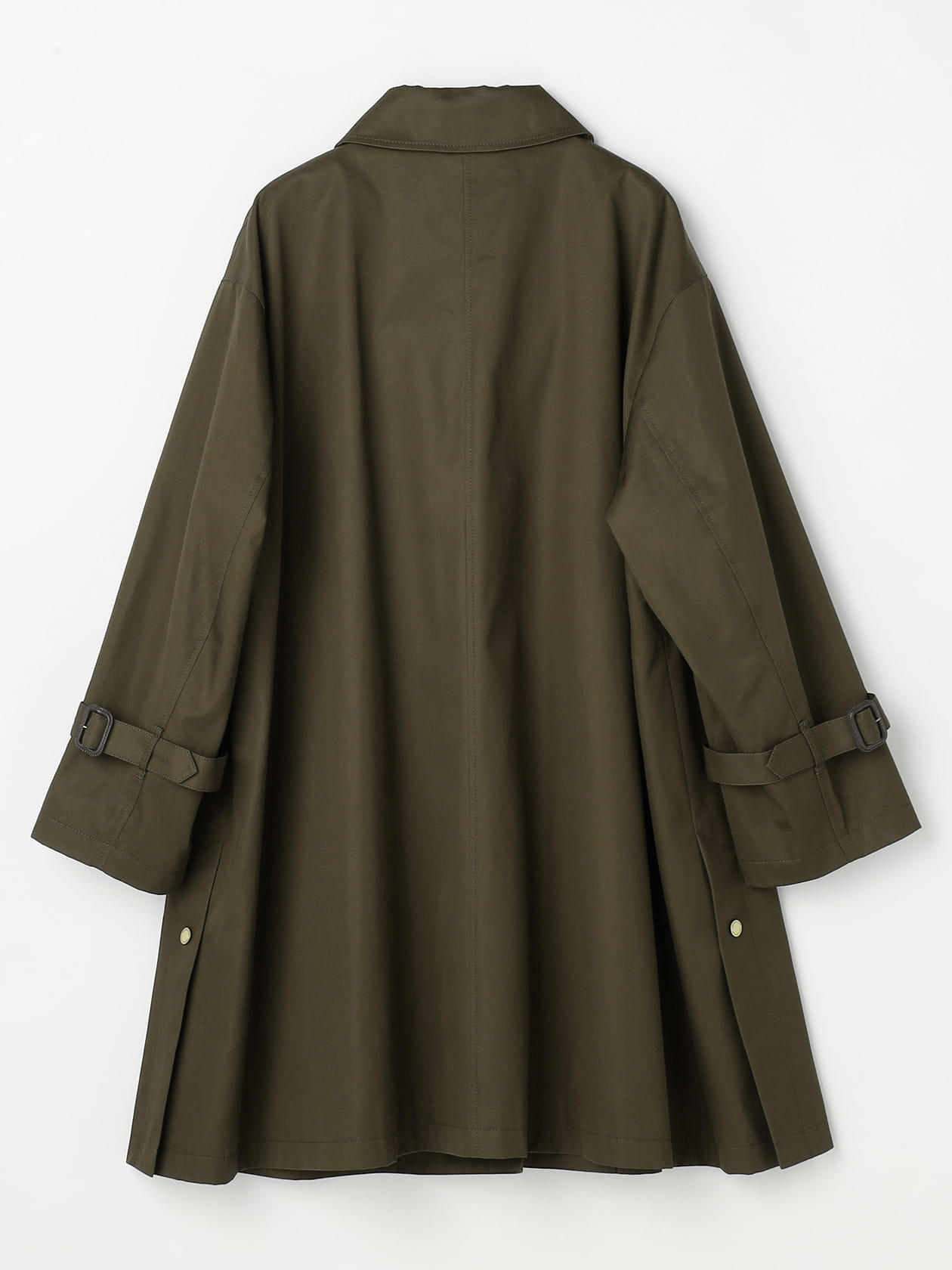 オーバーサイズ Aラインステンカラーコート